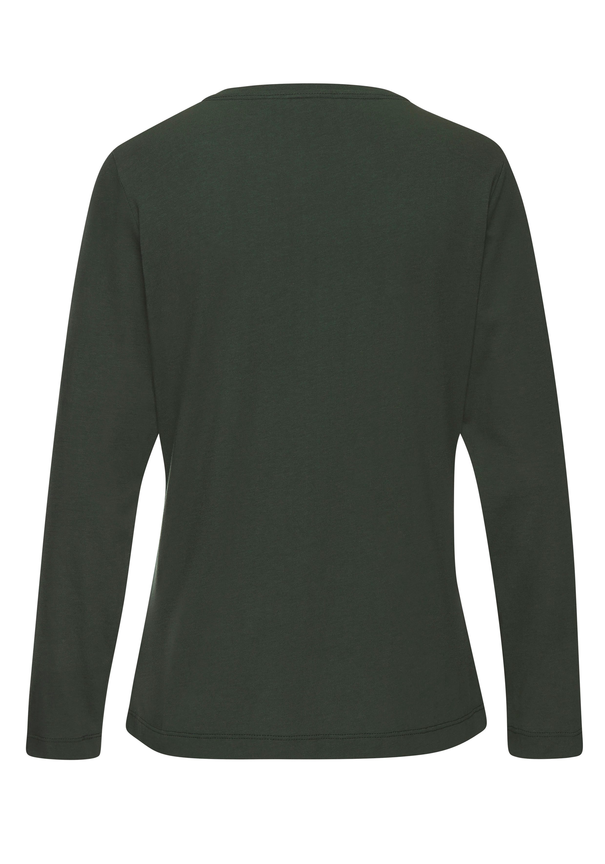 s.Oliver RED LABEL Beachwear Pyjama top met schattige frontprint