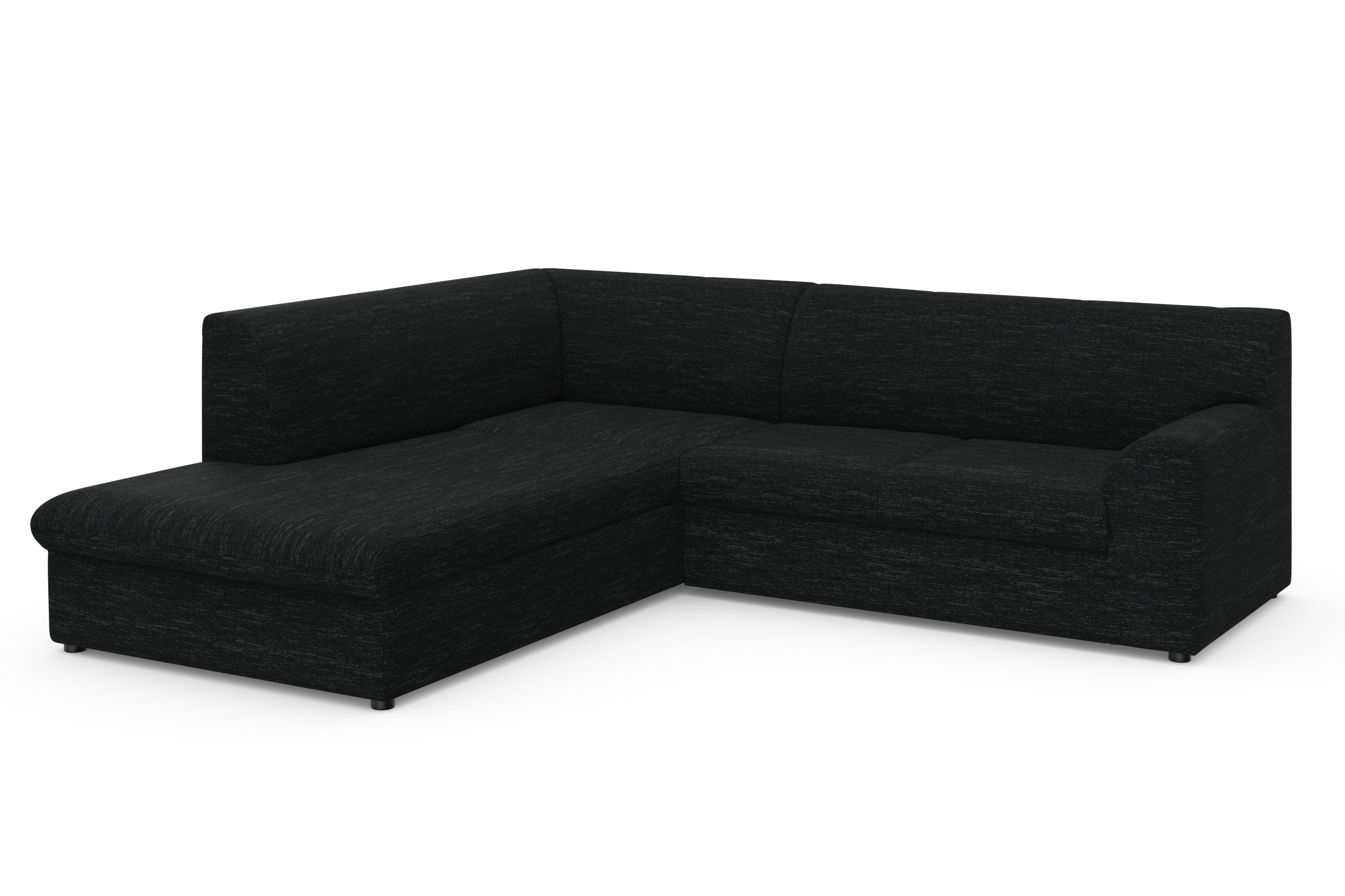 DOMO collection Hoekbank Topper L-vorm met ottomane, naar keuze met slaapfunctie