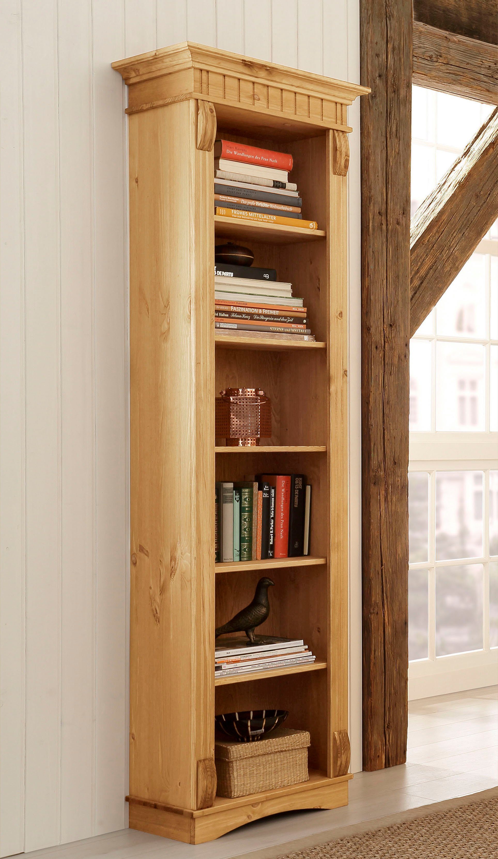 Home affaire Staand rek Teresa Hoogte 193 cm, van massief grenen, FSC®