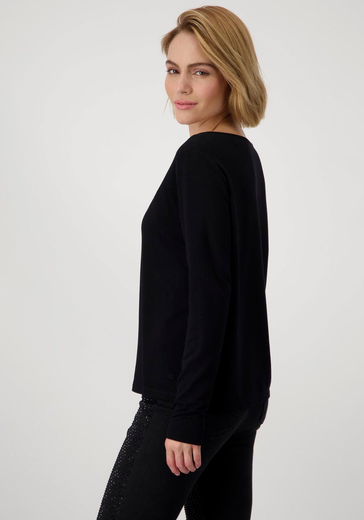 Monari Shirt met ronde hals Shirt sieraad