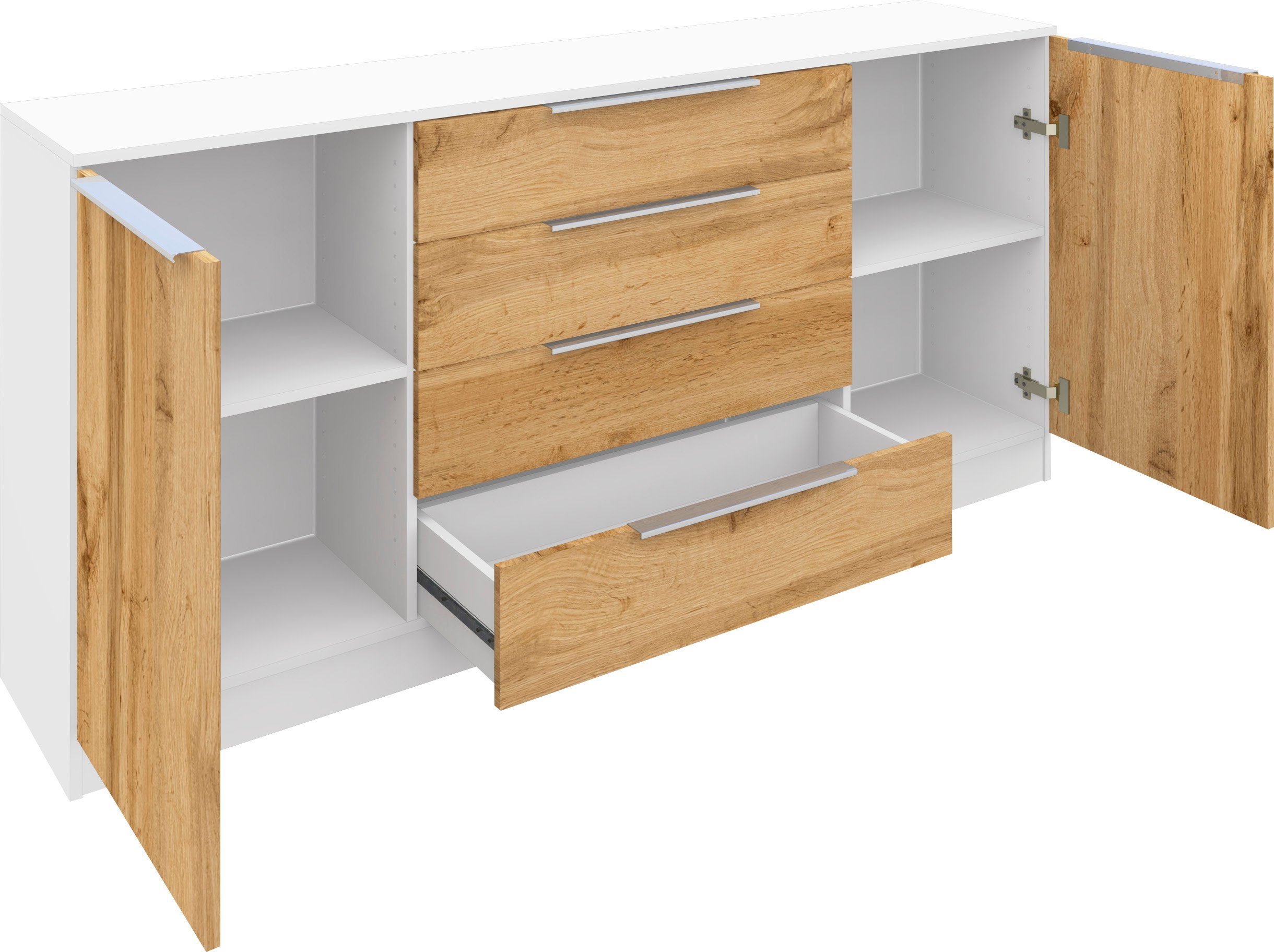 borchardt Möbel Kast Oliva Breedte 166 cm, met 4 lades