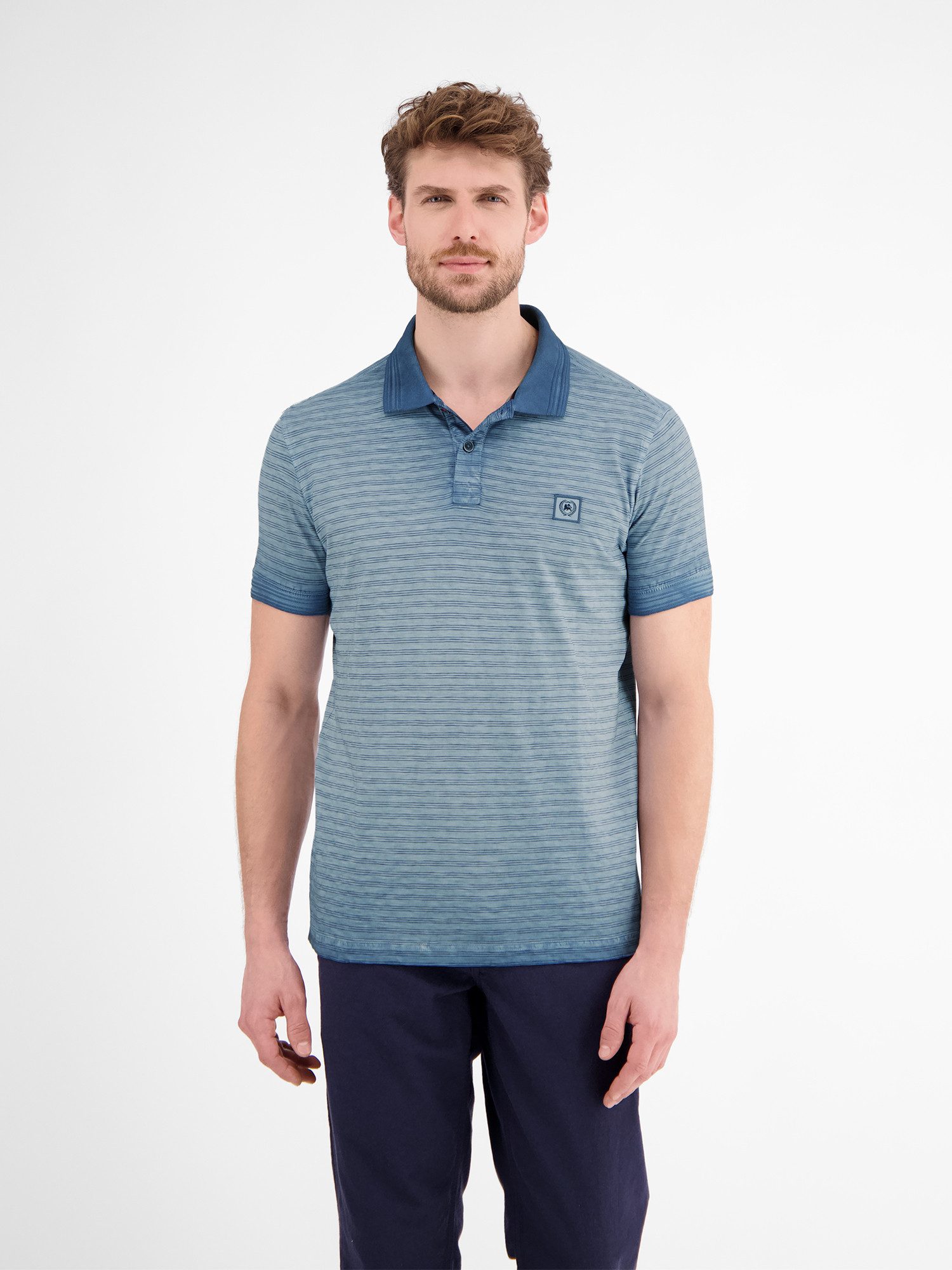 Lerros Poloshirt LERROS gestreept poloshirt voor heren