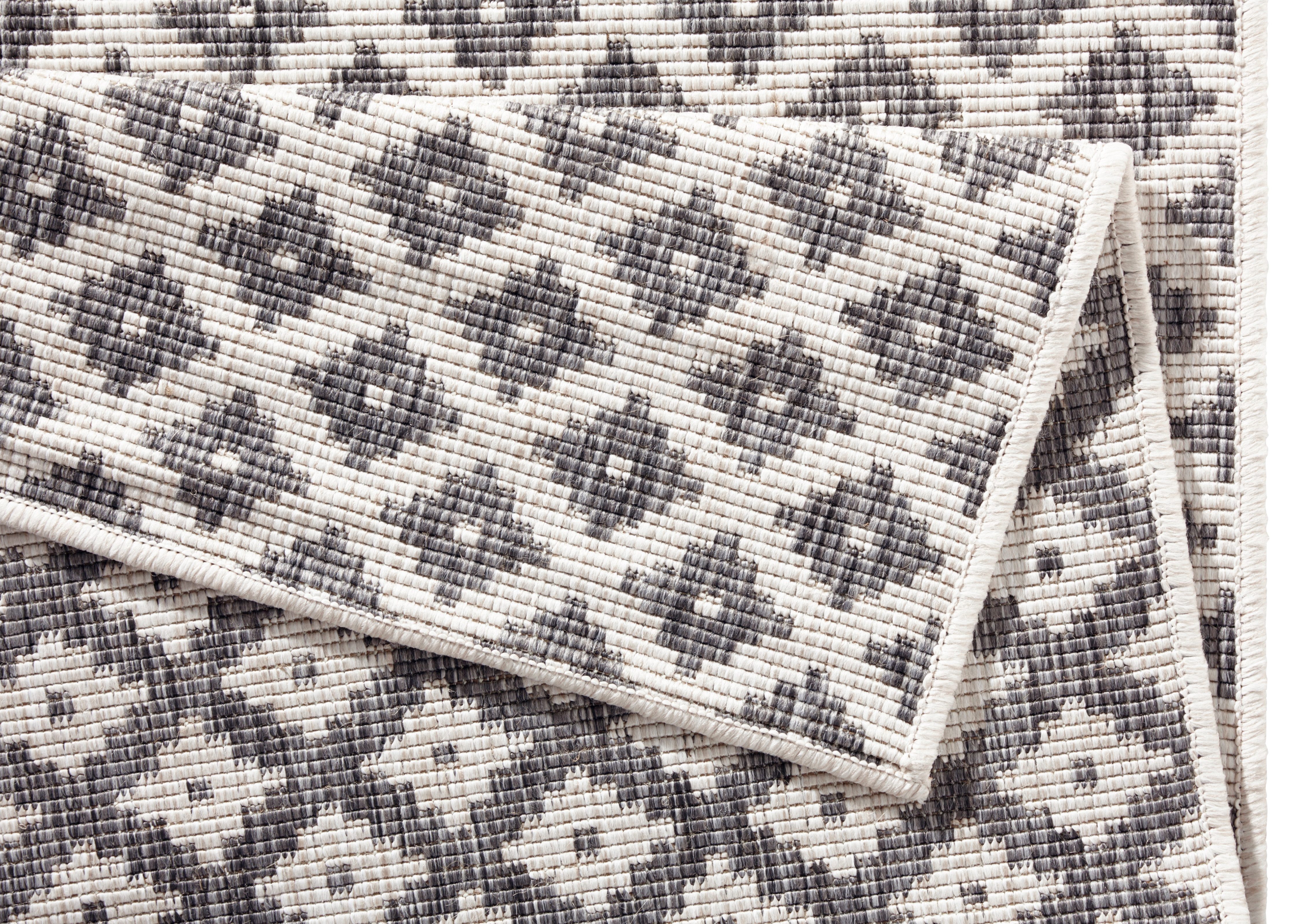 NORTHRUGS Vloerkleed Nizza omkeerbaar tapijt Binnen- en buitengebruik, weerbestendig, balkon, loper, woonkamer, waterbestendig