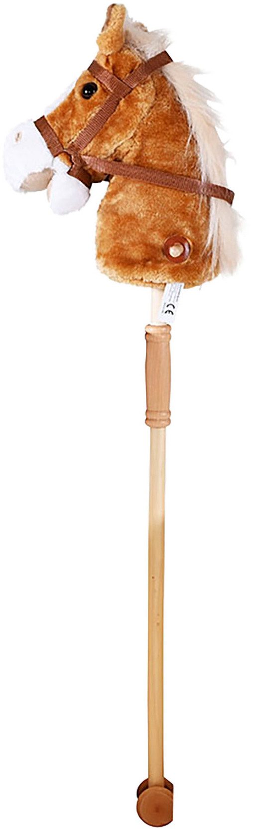 Knorrtoys® Stokpaardje Brauny met geluid
