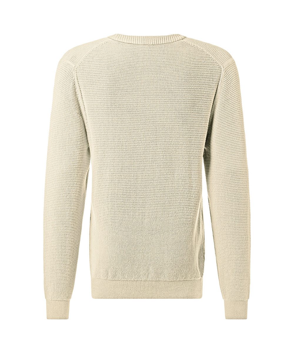 Pierre Cardin Trui met ronde hals met structuur