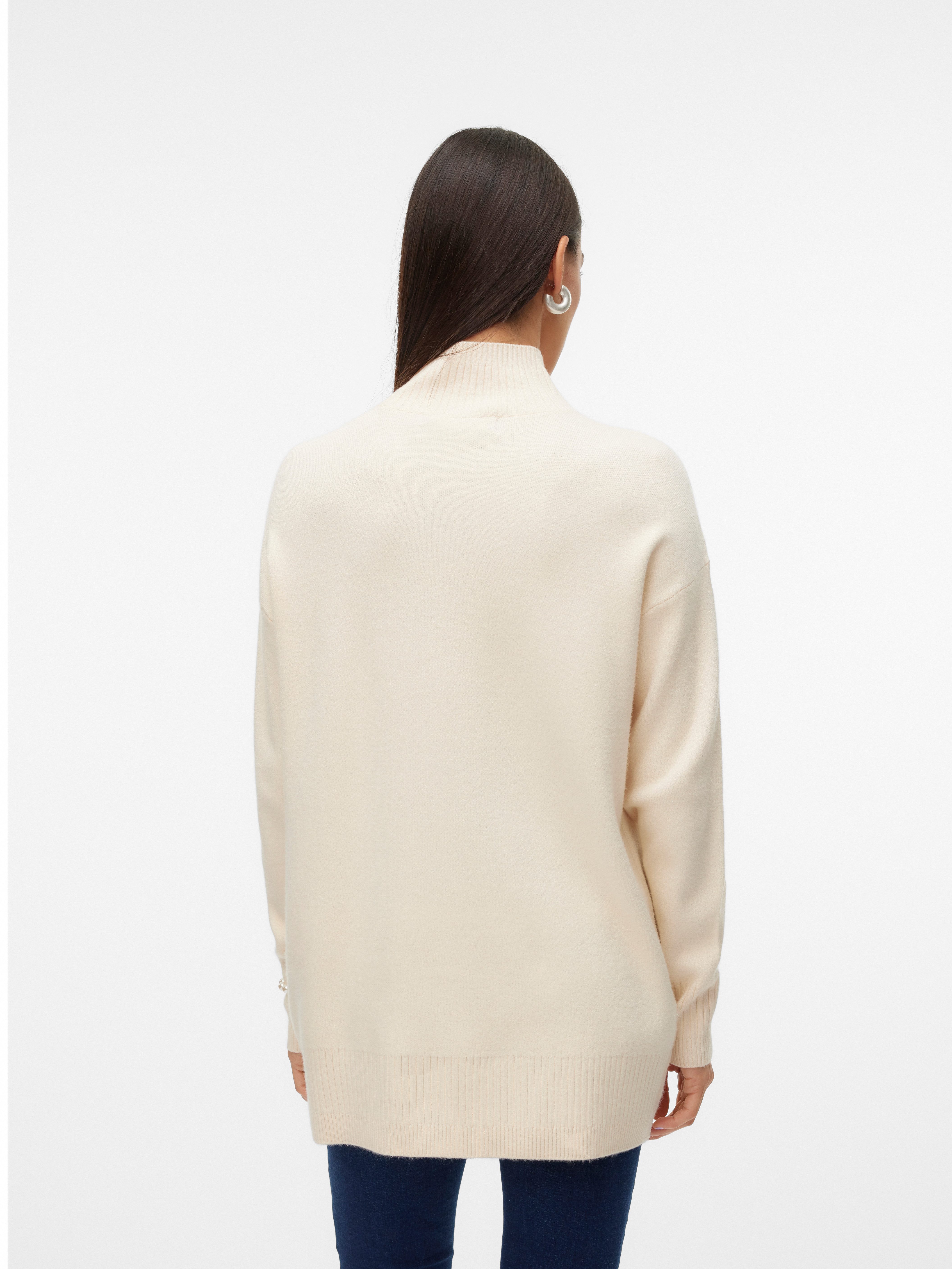 Vero Moda Gebreide trui VMGOLD LS HIGHNECK PULLOVER GA