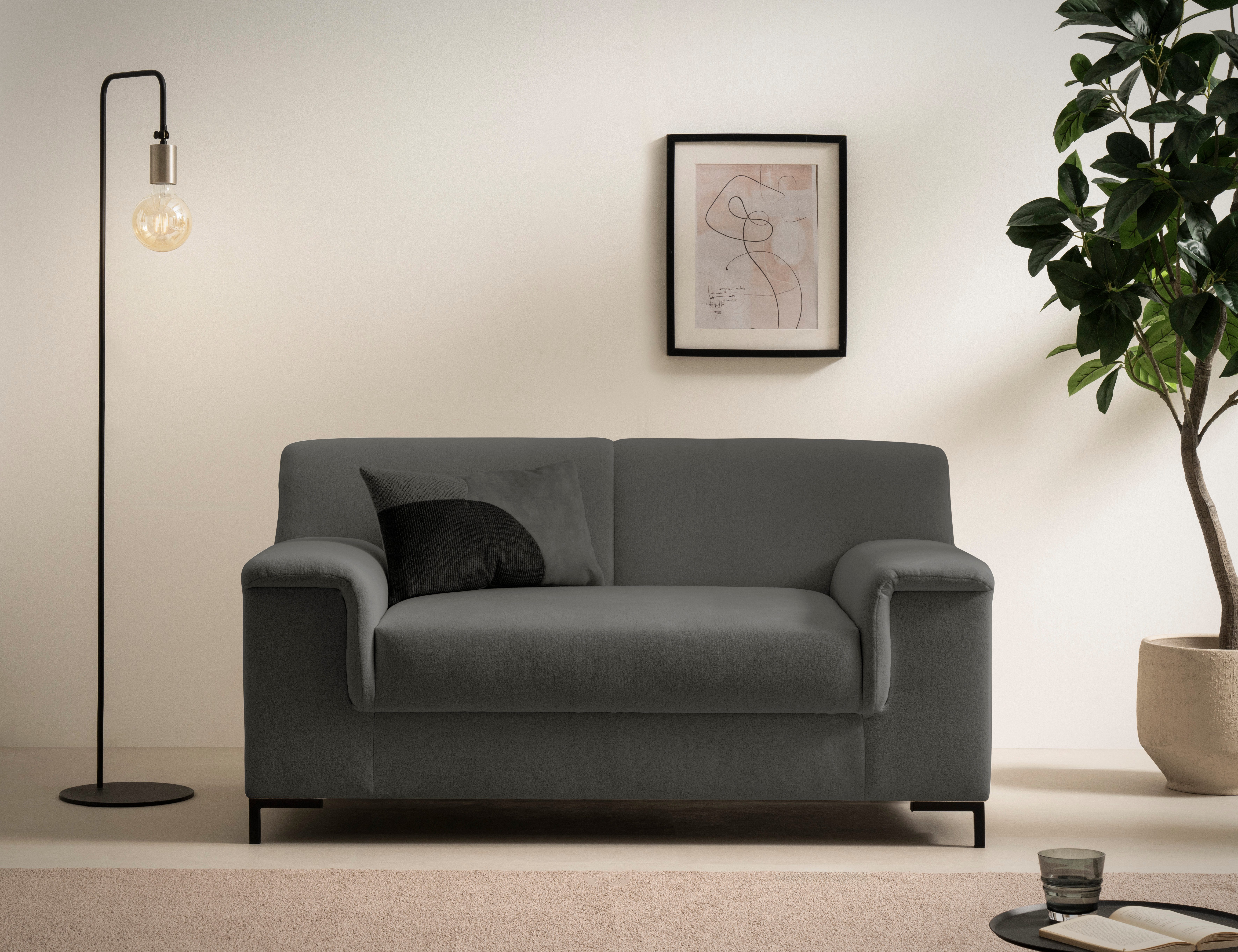 INOSIGN 1,5-zits Jamie 2 BxDxH: 144x81x76 cm, ook in Cord tijdloos, modern, met comfortabel verend systeem