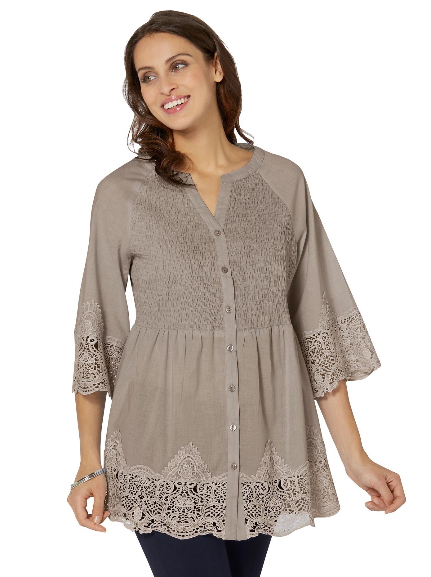 Alessa W. Kanten blouse