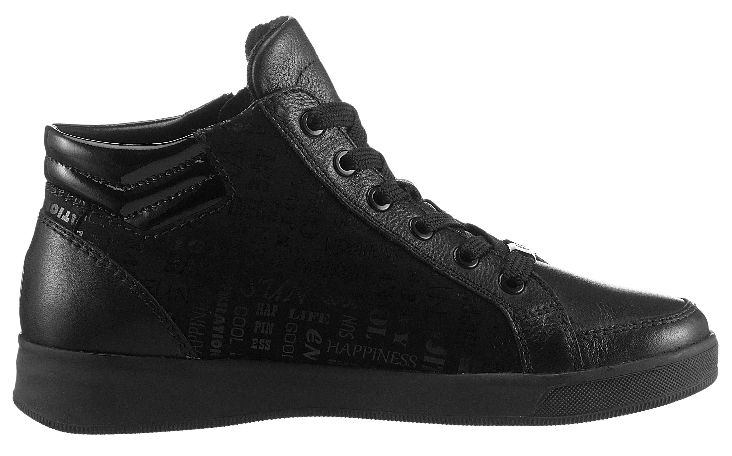 Ara Sneakers Rome vrijetijdsschoenen, high top sneakers, veterschoenen in schoenmaat g = breed