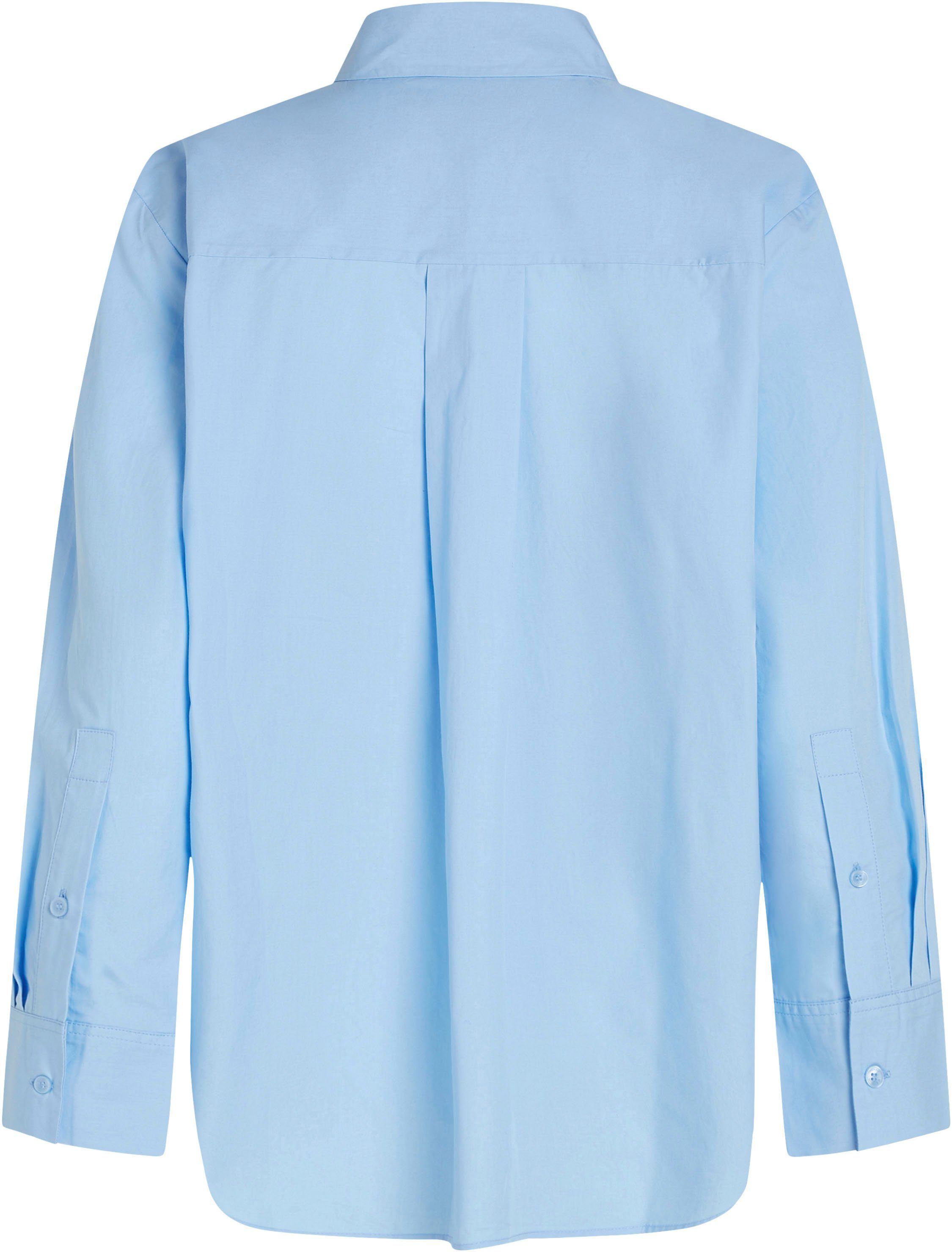Tommy Hilfiger Overhemdblouse SOLID COTTON EASY FIT SHIRT