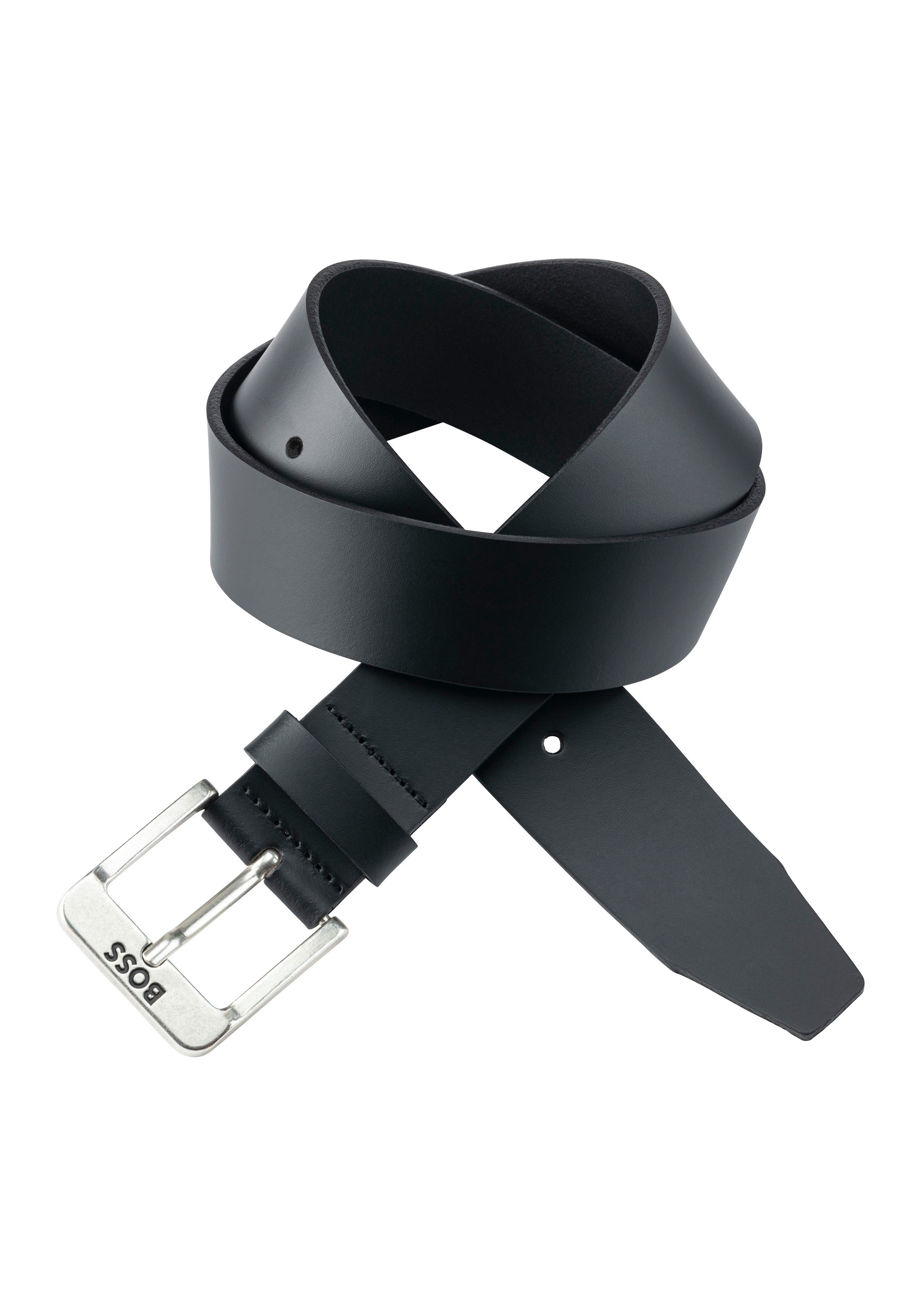 Boss Leren riem Jemio_Sz40 met boss-opdruk