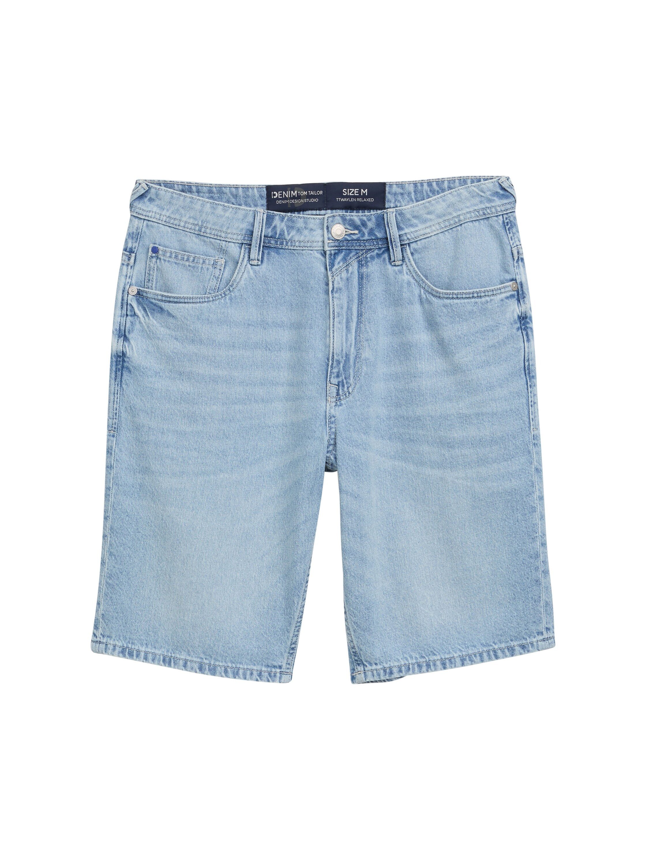 Tom Tailor Denim Jeansshort WAYLEN in five-pocketsstijl