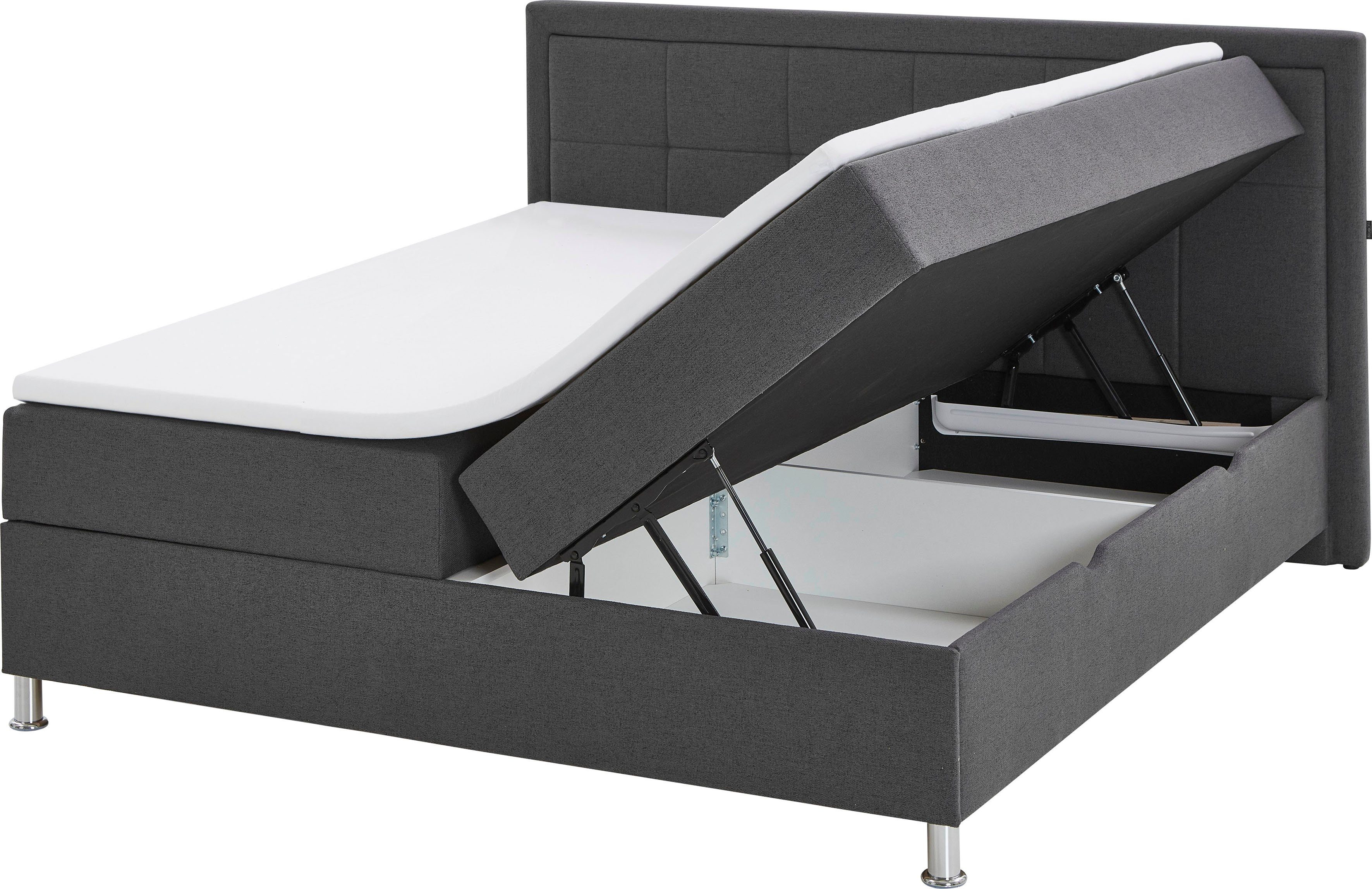 INOSIGN Boxspring Fergus met bedkist, incl. topmatras