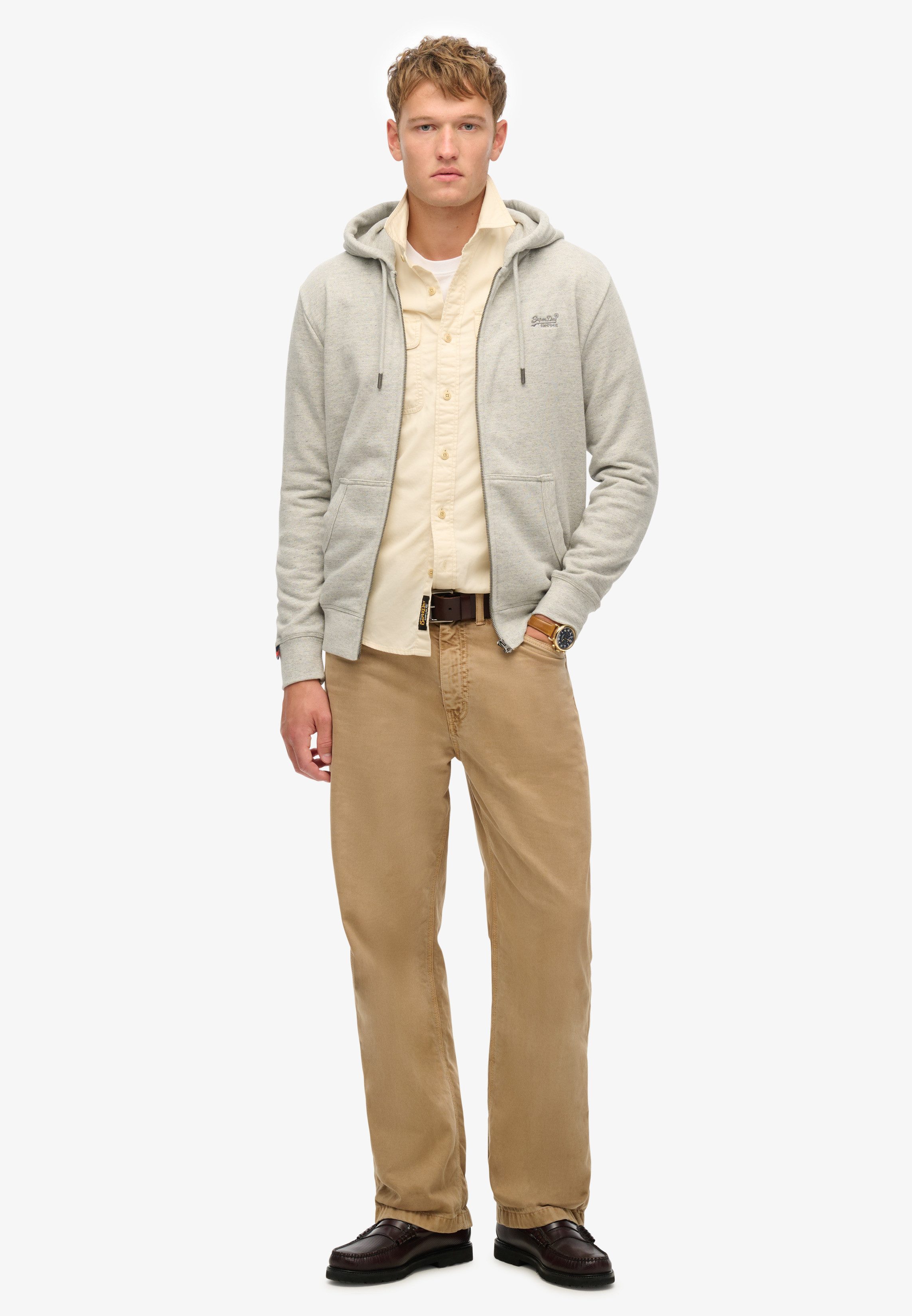 Superdry Capuchonsweatvest ESSENTIAL LOGO ZIP HOODIE HB