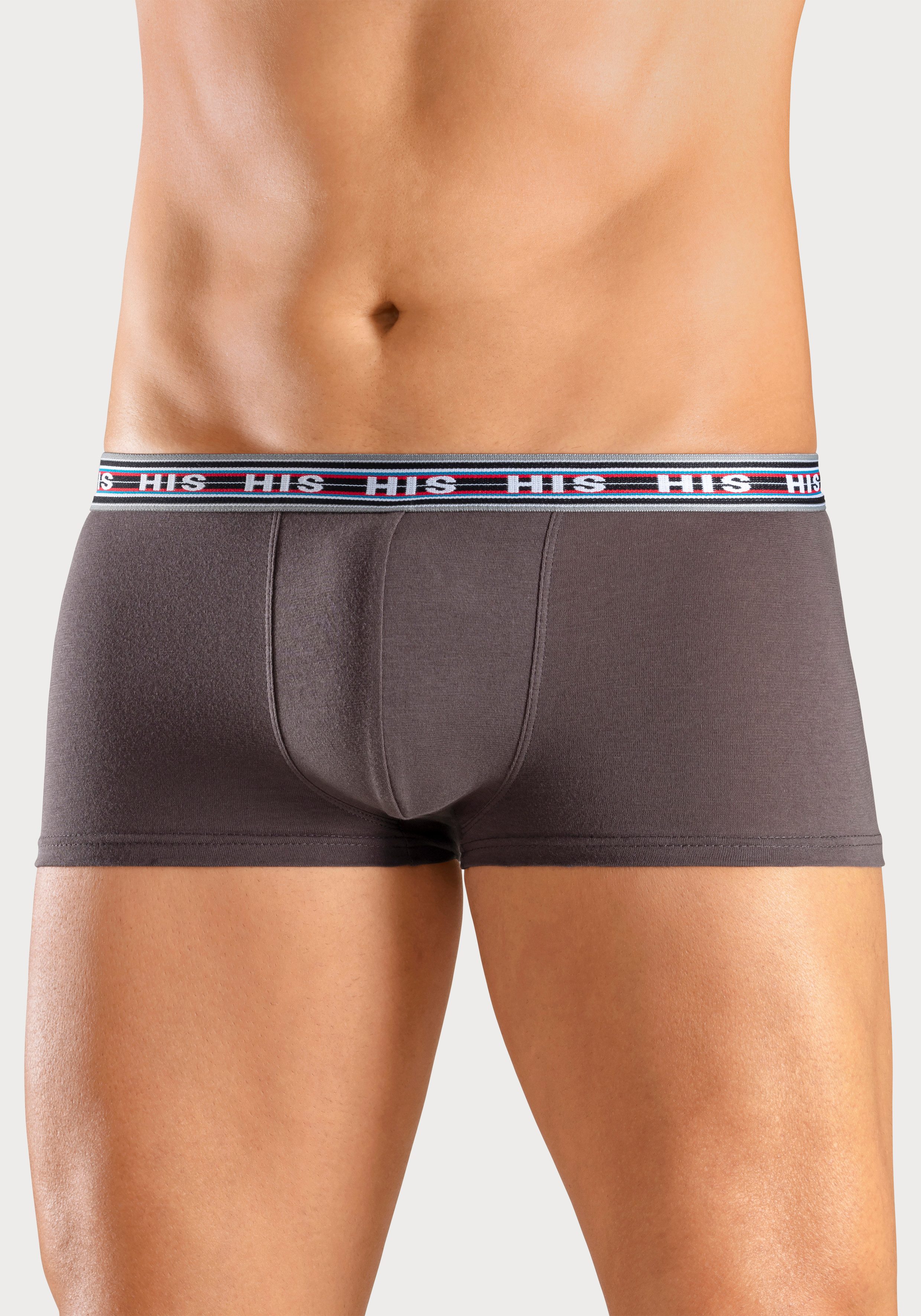 H.I.S Hipster strak zittende boxershorts van katoen-stretch (set, 5 stuks)