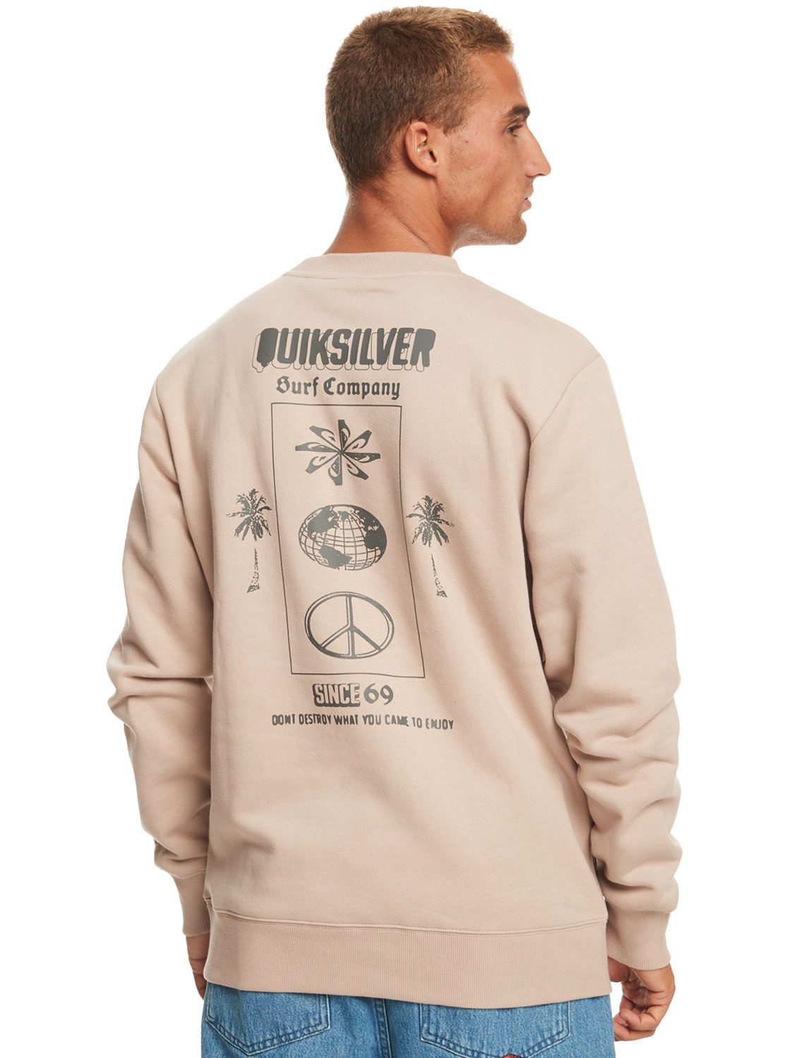 Quiksilver Sweatshirt Surf The Earth