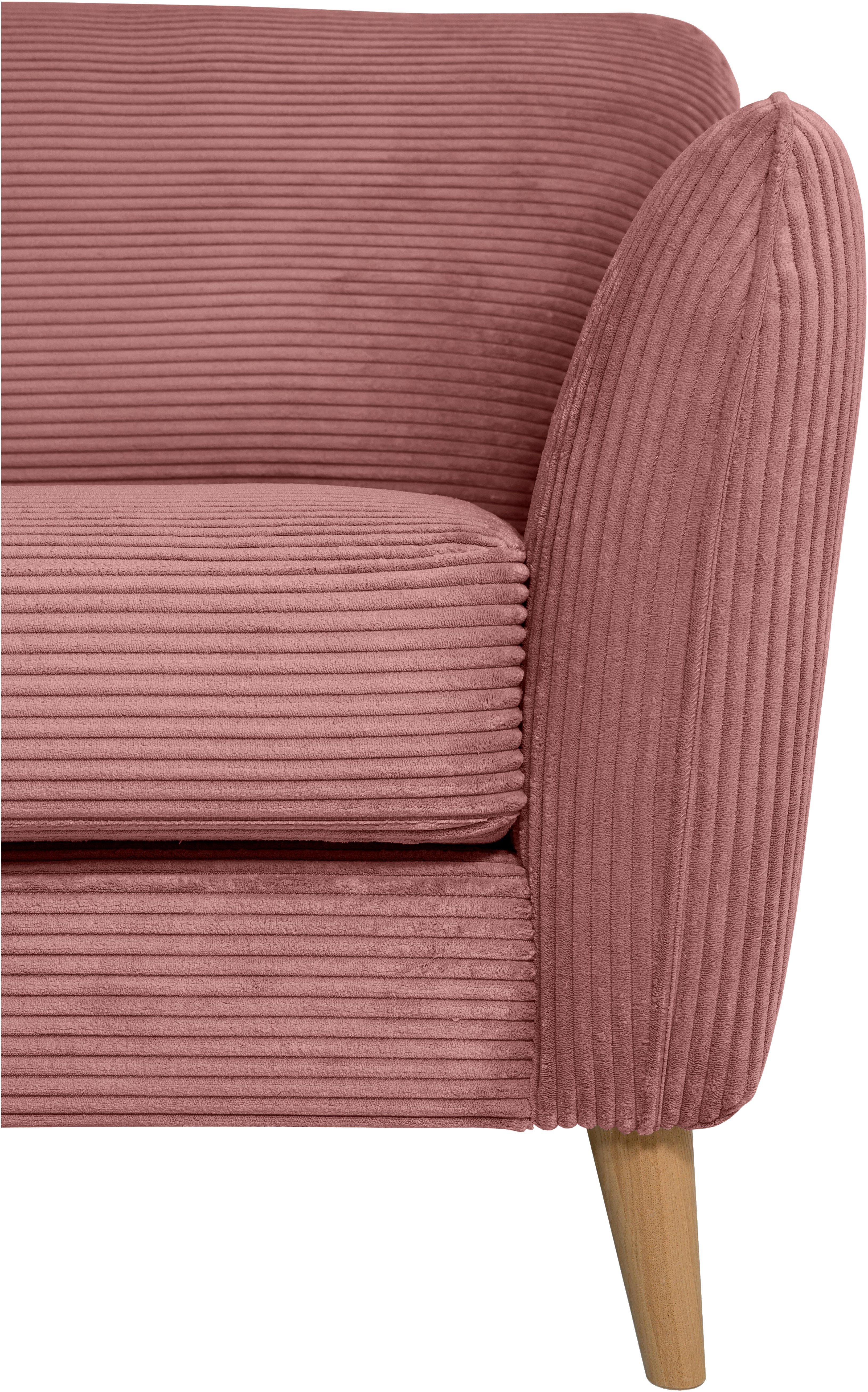 Home affaire Hoekbank MARSEILLE 278/202 cm, L-vorm, ottoman rechts/links, verschillende bekledingen