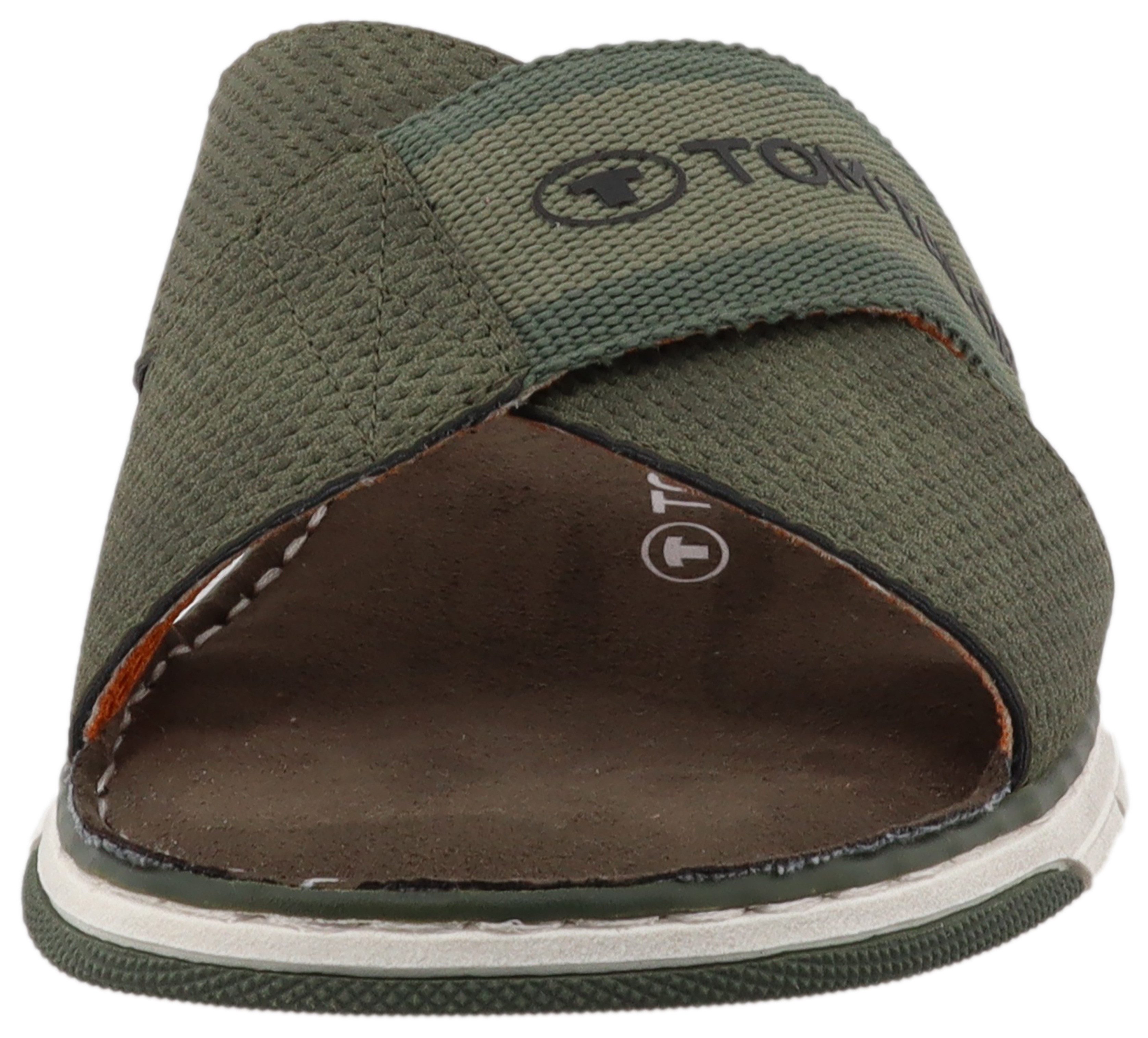 Tom Tailor Slippers , zomerschoen, instapschoen, comfort schoen met opvallende logo-opdruk