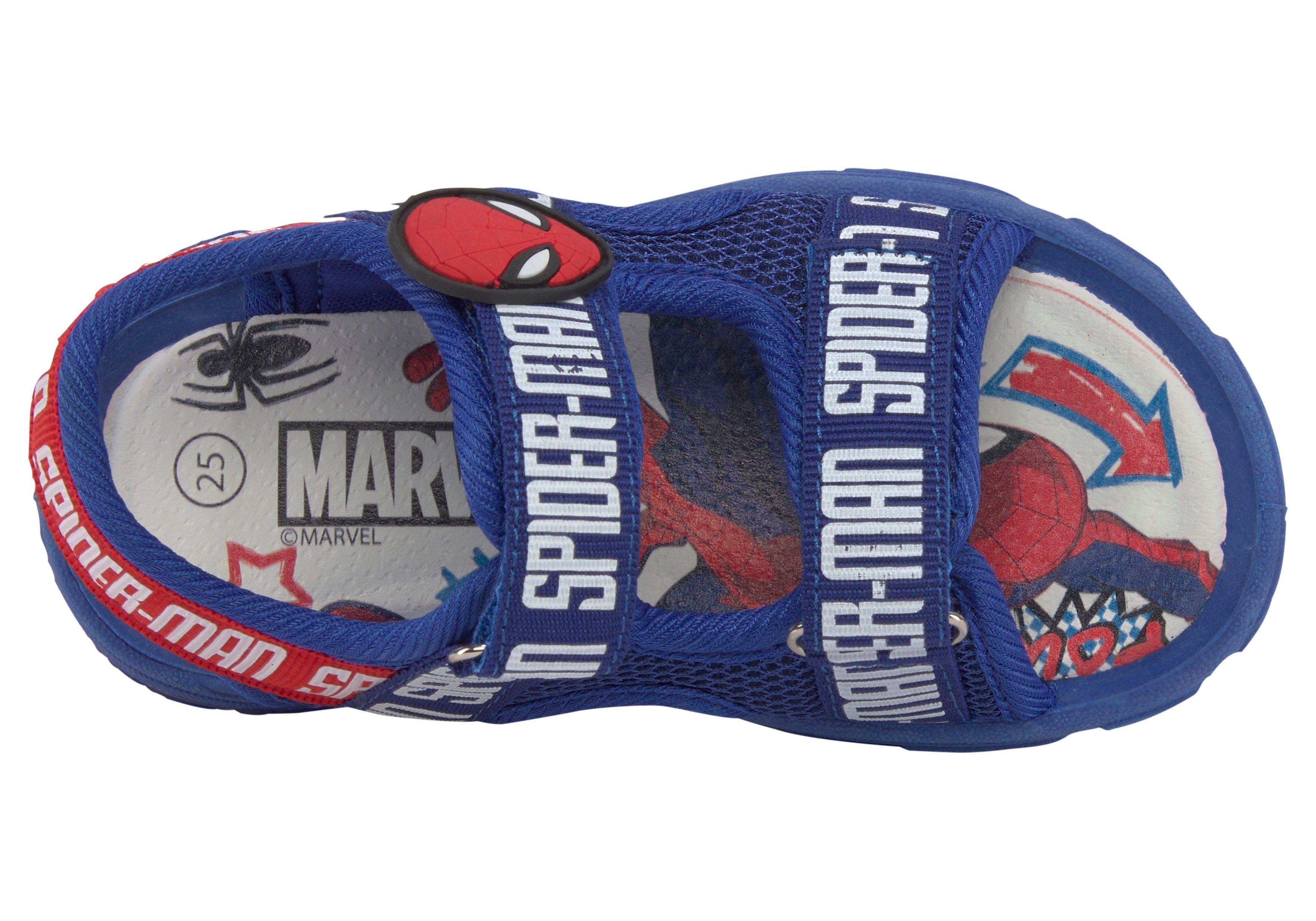Disney Sandalen Spiderman met coole knipperfunctie en klittenbandsluitingen