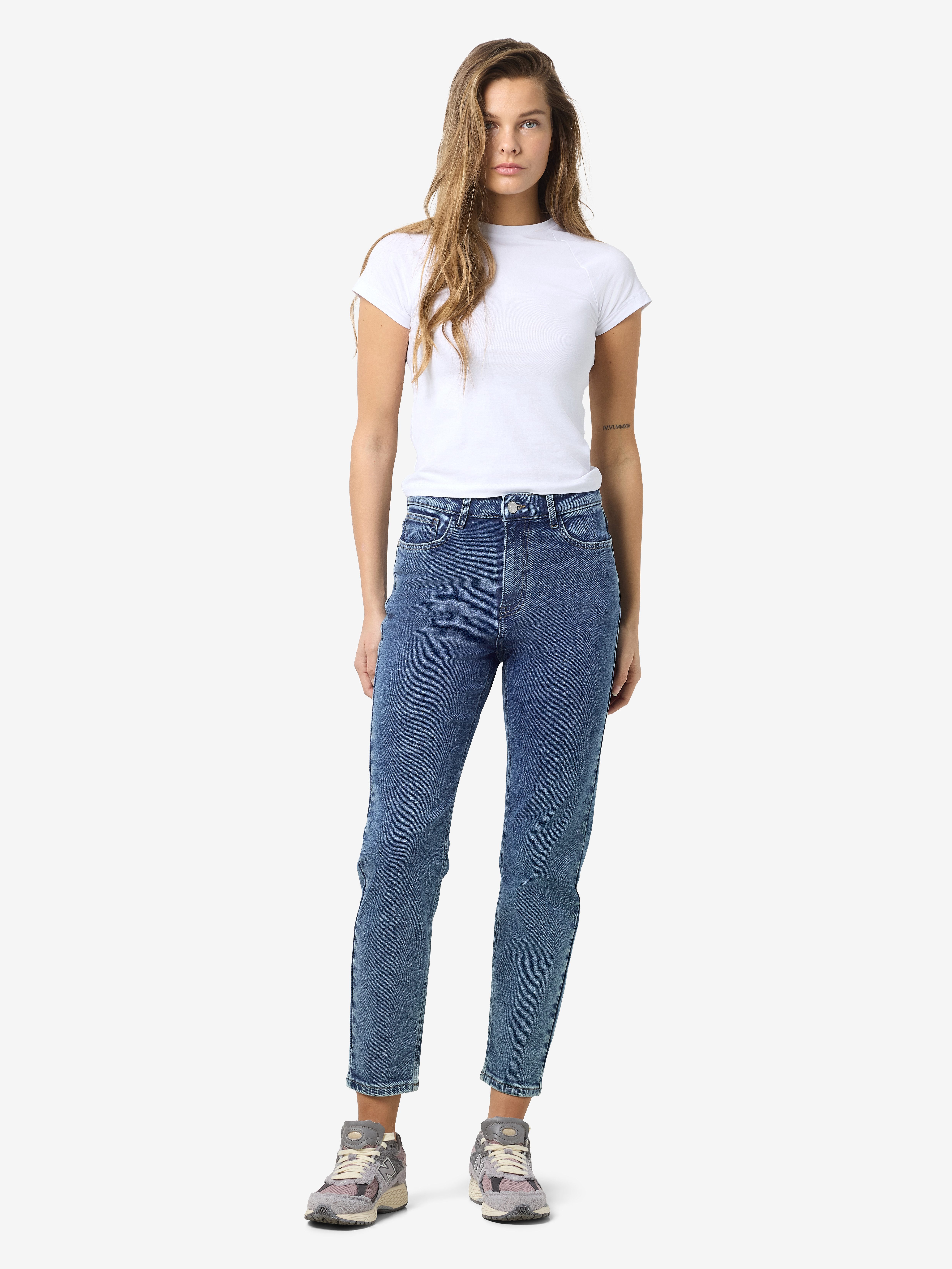 Noisy may High-waist jeans NMMONI HW ST ANK JEANS AZ358MB NOOS