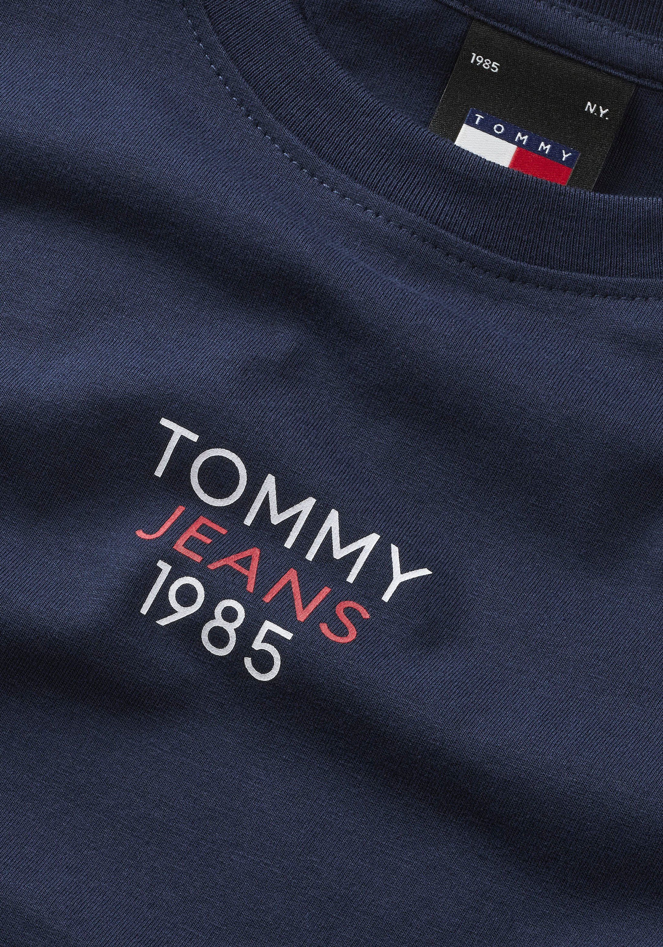TOMMY JEANS Shirt met lange mouwen Slim Fit Essential Logo Longsleeve Shirt