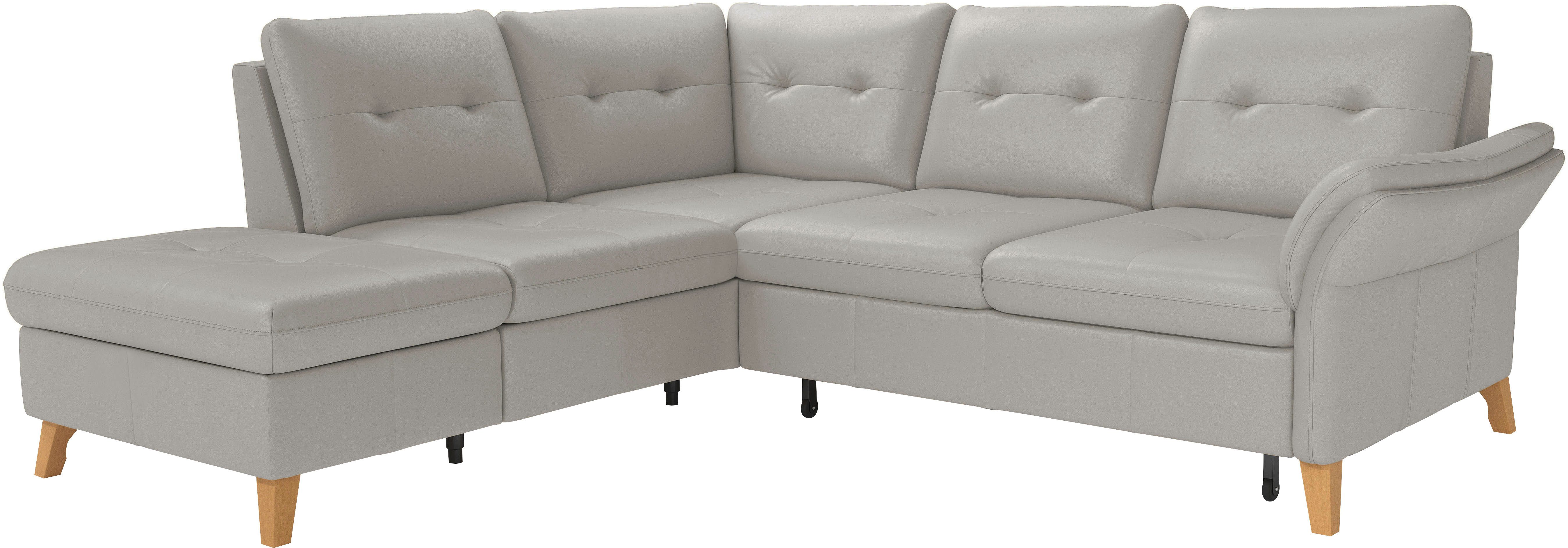 sit&more Hoekbank Göteborg inclusief zitdiepteverstelling, optioneel met bedfunctie & bedlade