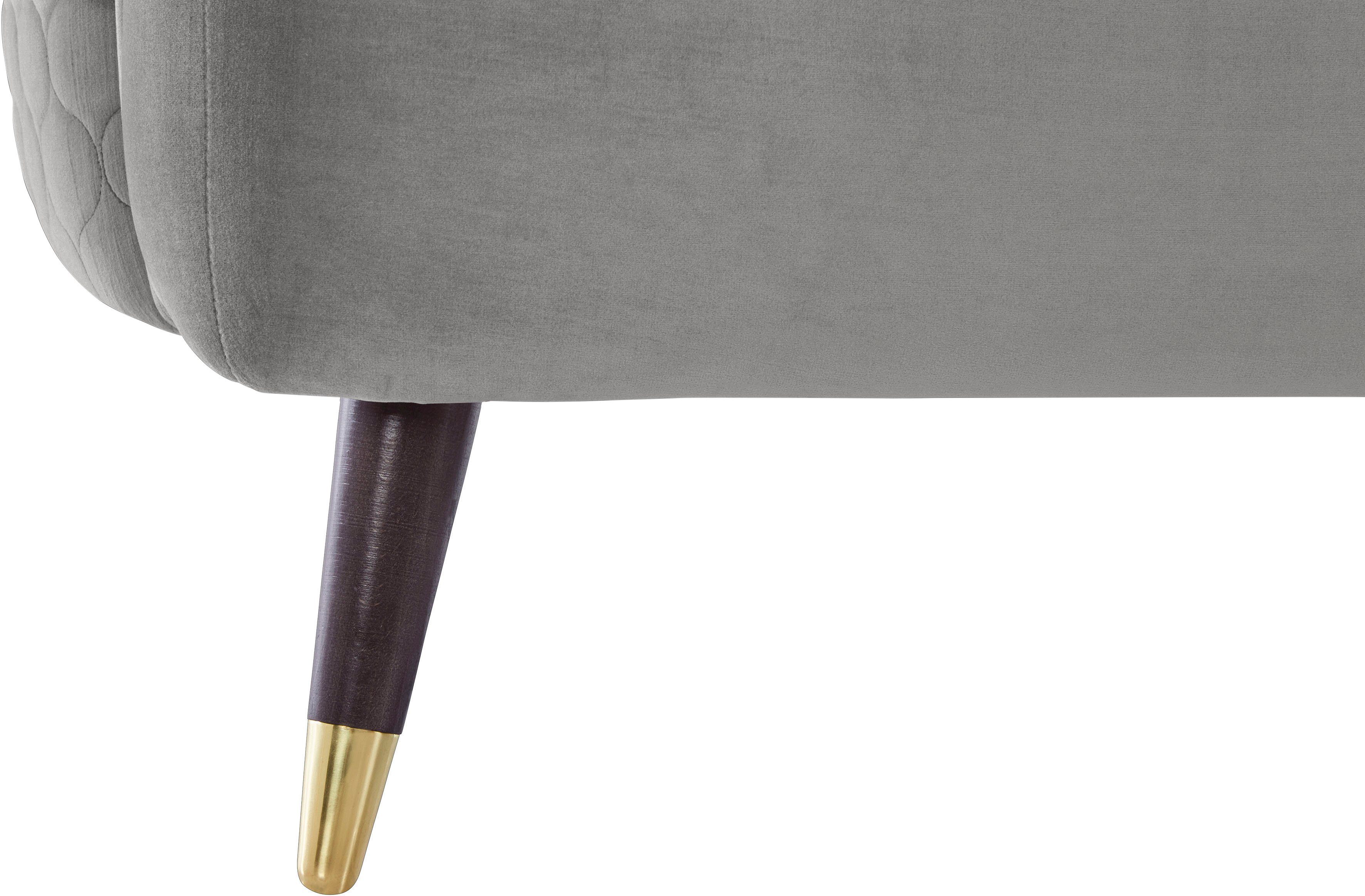 Home affaire Fauteuil Oradea cocktailstoel met elegante stiksels op achterzijde van de rugleuning