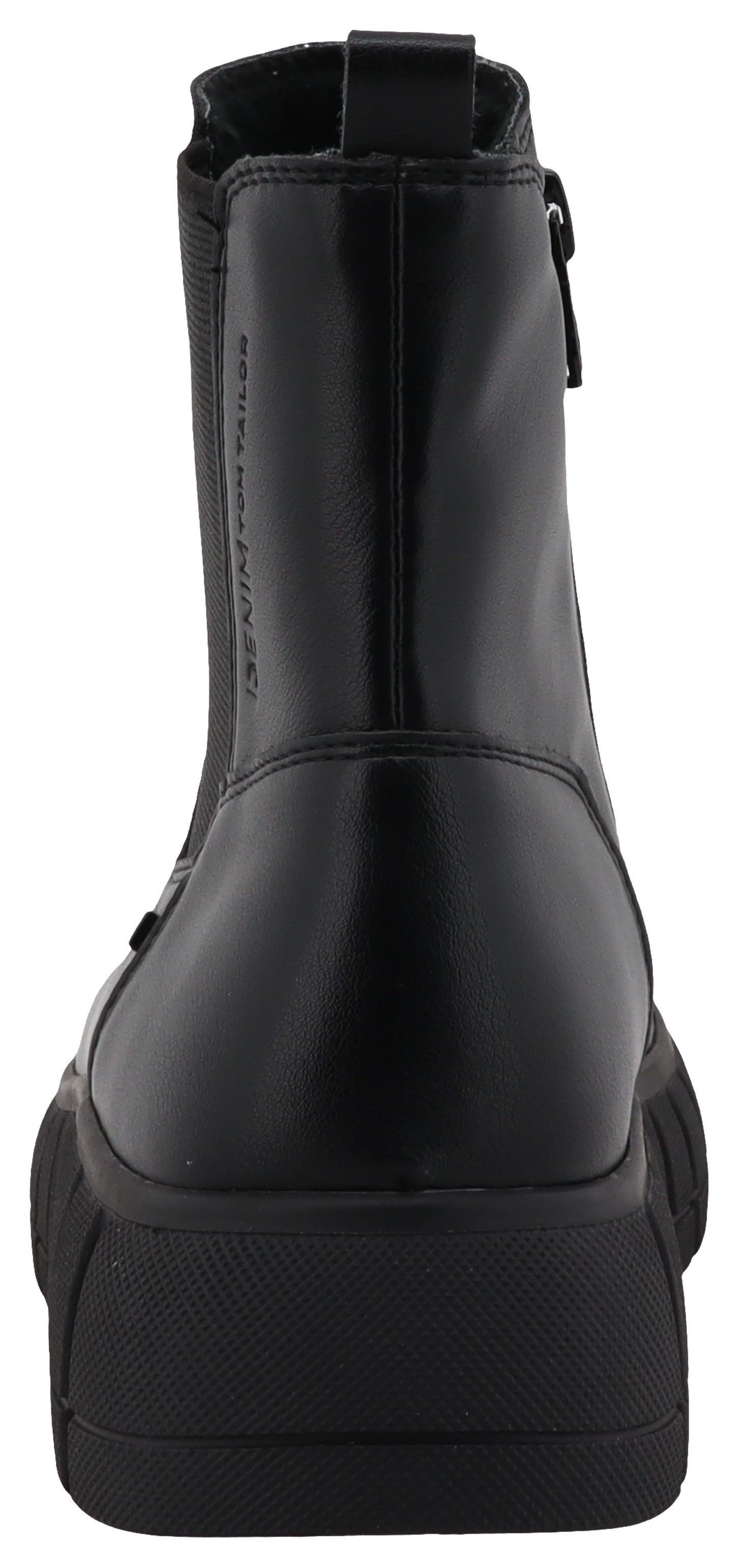 Tom Tailor Chelsea-boots , plateau, wedge enkellaars met praktische ritssluiting