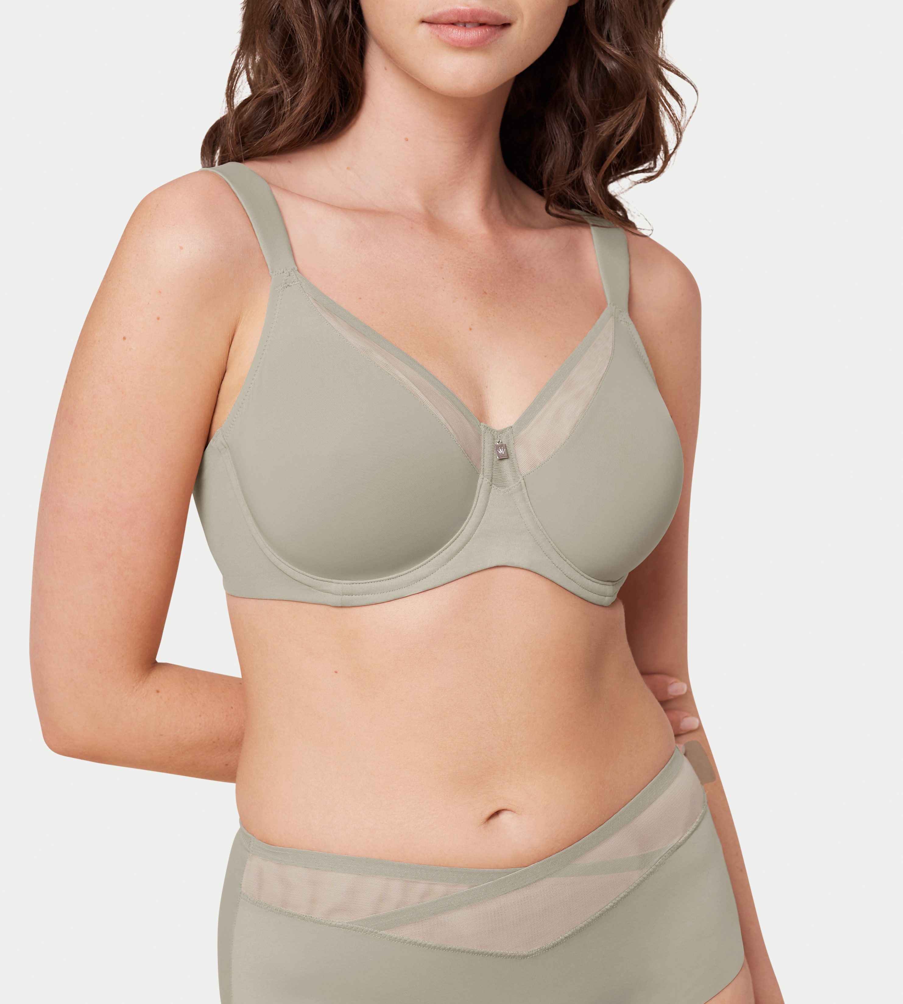 Triumph Minimizer-bh True Shape Sensation T W01 maakt de borst optisch kleiner met een cupmaat