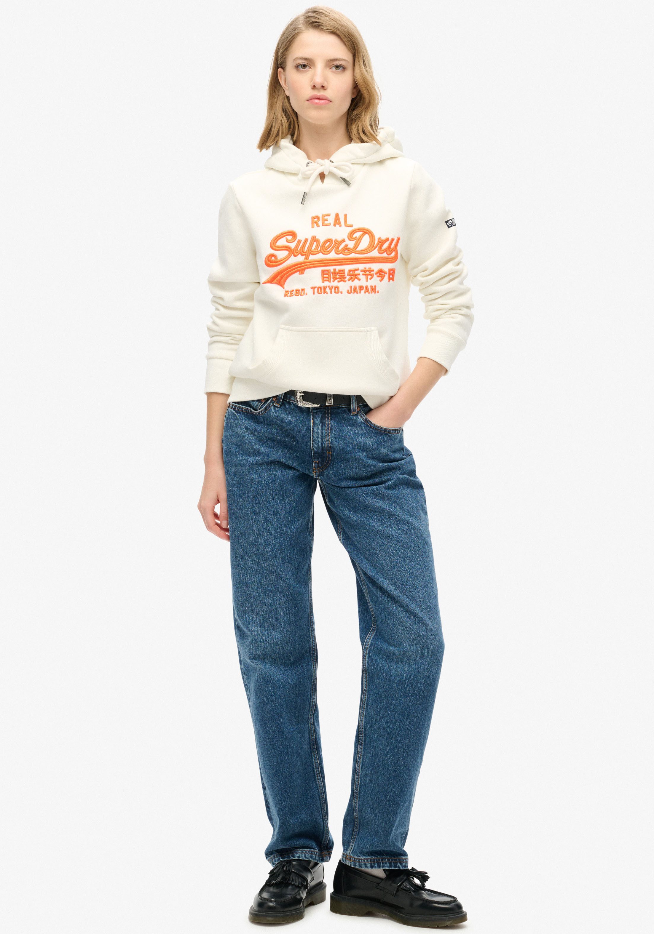 Superdry Hoodie NEON VL EMB GRAPHIC HOODIE