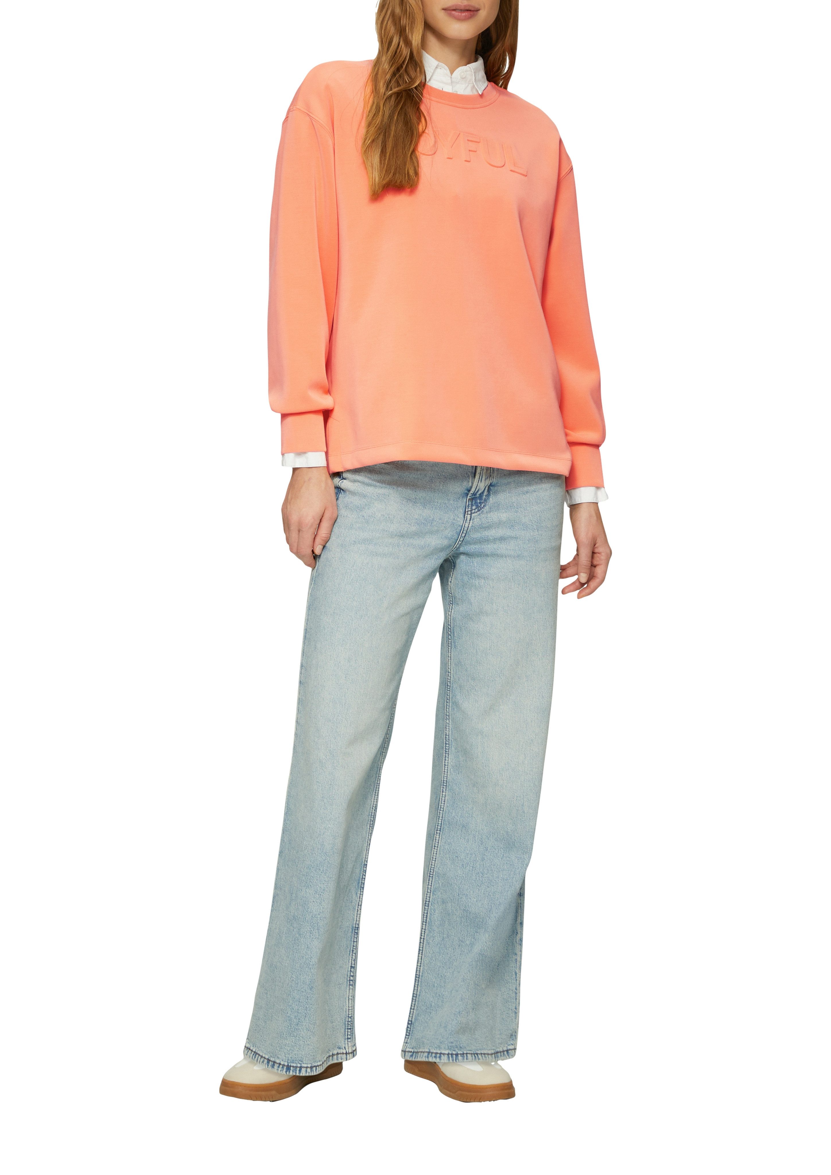 s.Oliver Sweatshirt met belettering