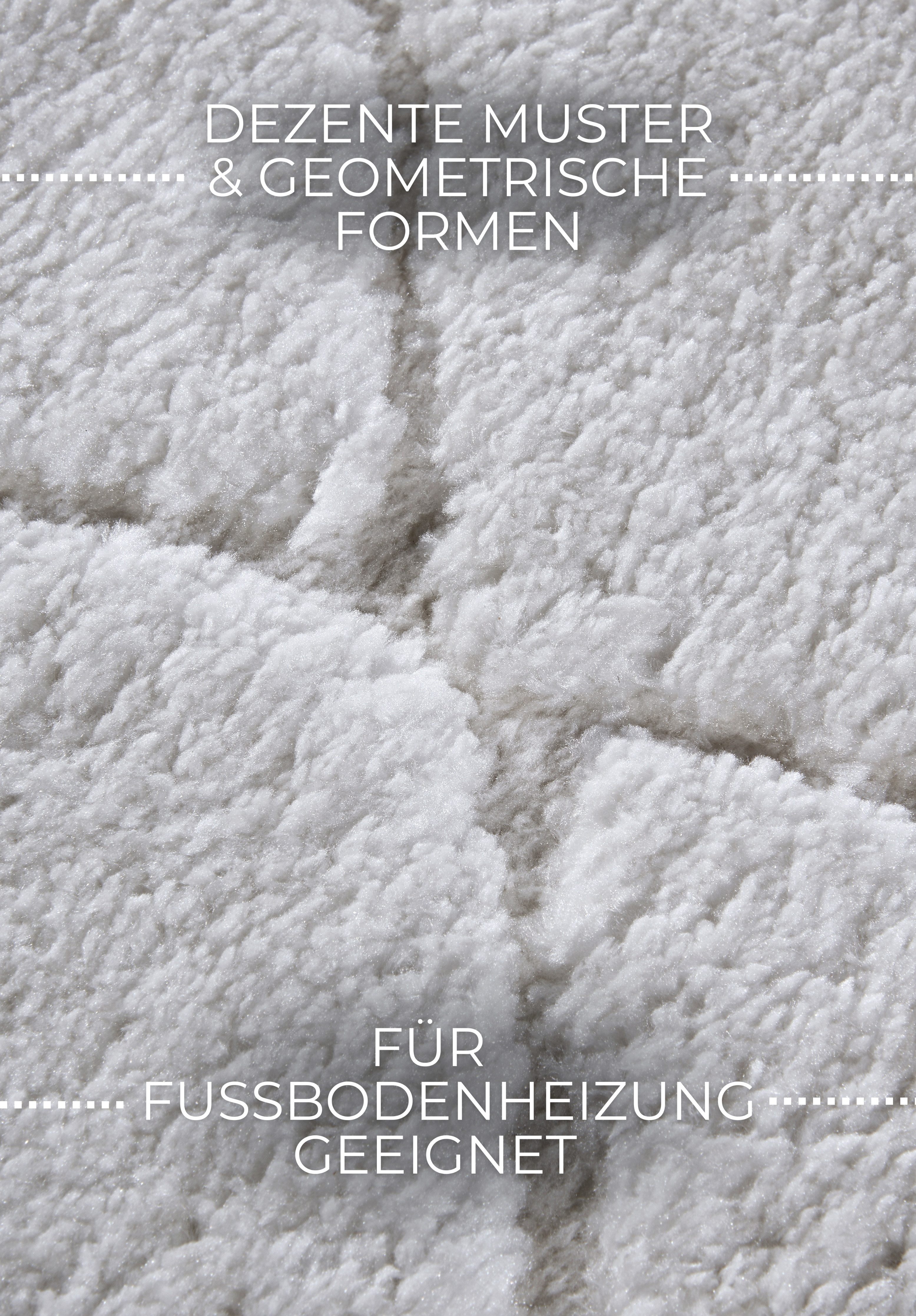 ELLE DECORATION Design-vloerkleed Perrotin Loper, shaggy, pluizig, zacht, hoogpolig, modern, hoog-laag effect