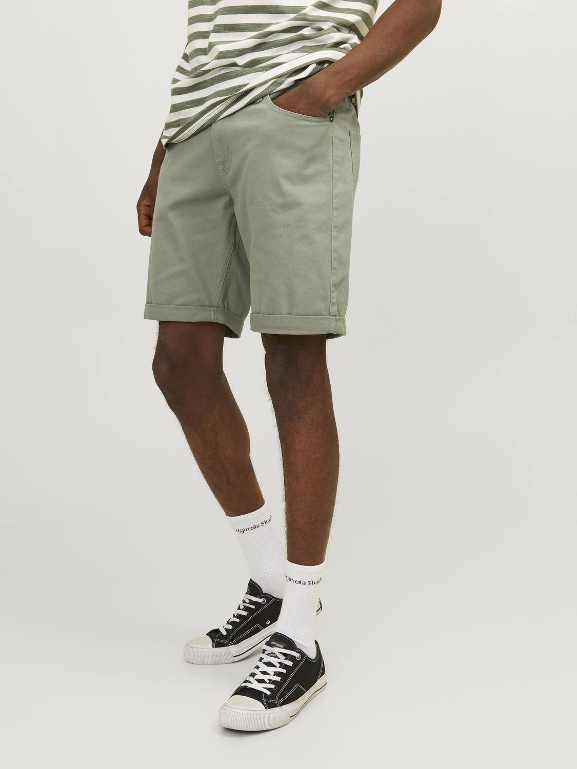 Jack & Jones Short JPSTRICK ORIGINAL SHORT heren bermuda broeken maat XS groen