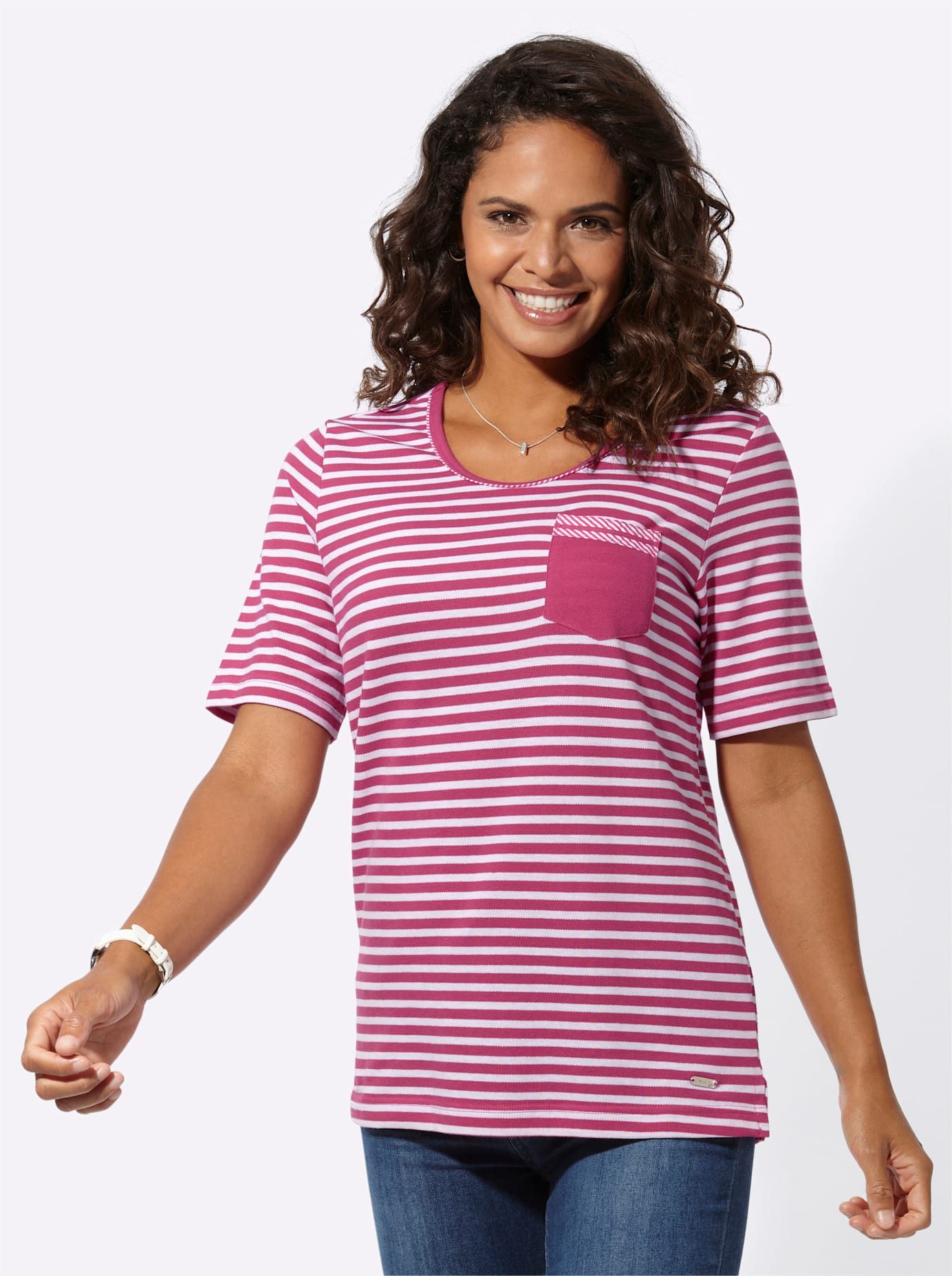 Casual Looks Shirt met korte mouwen Shirt (1-delig)