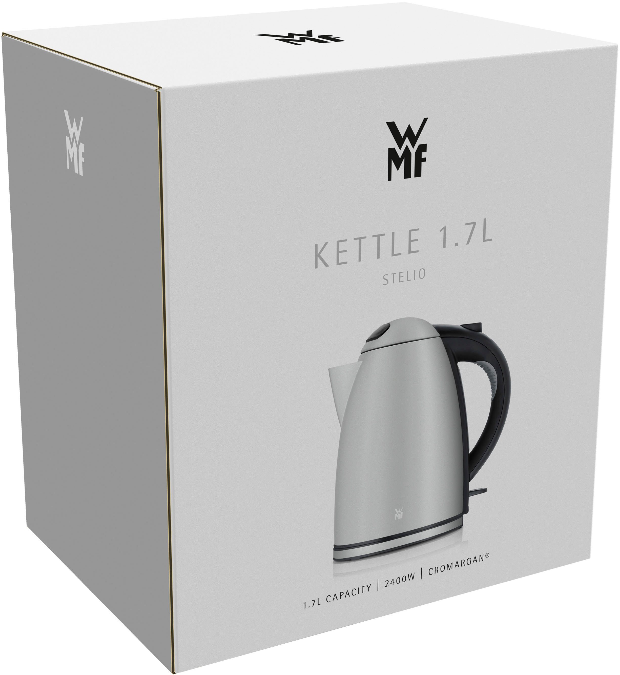 WMF Waterkoker Stelio Paper Grey, 1,7 l