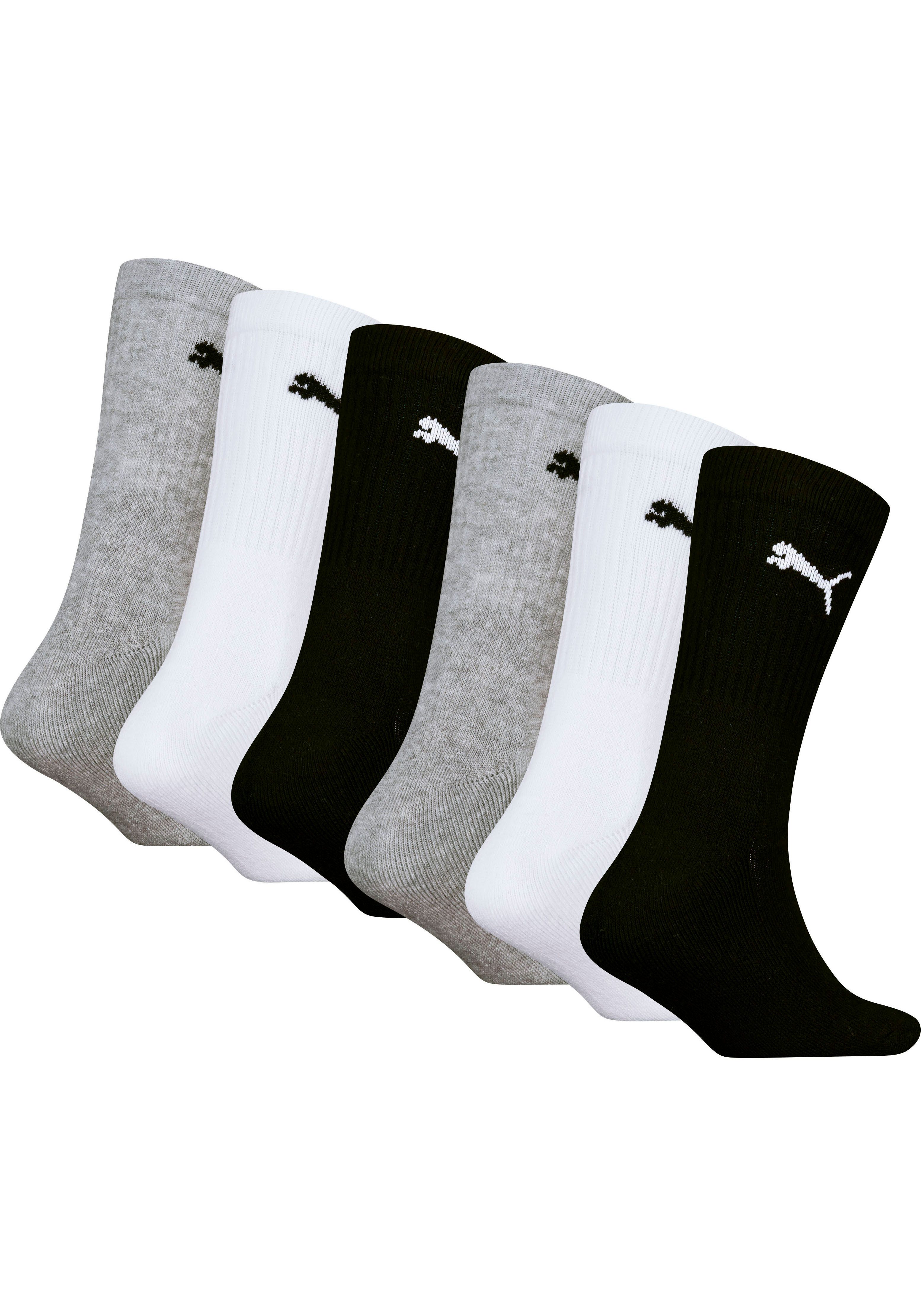 PUMA Sokken JUNIOR CREW SOCK 6P ECOM (6 paar)