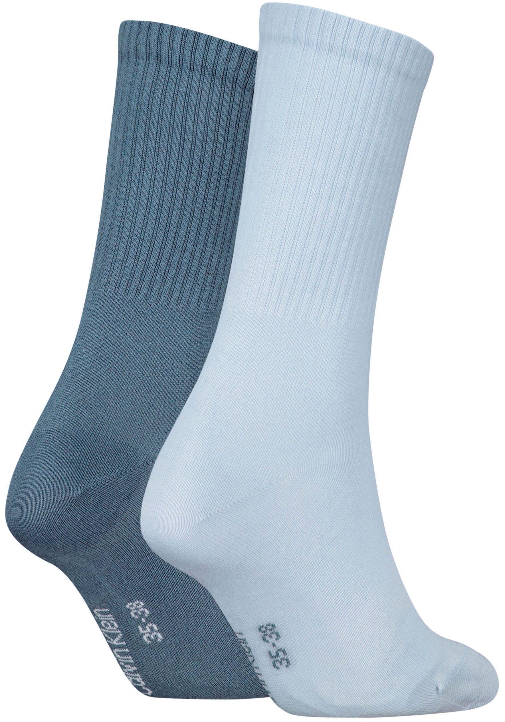 Calvin Klein Jeans Sokken CKJ WOMEN SOCK 2P MONOGRAM (2 paar, 2 paar)