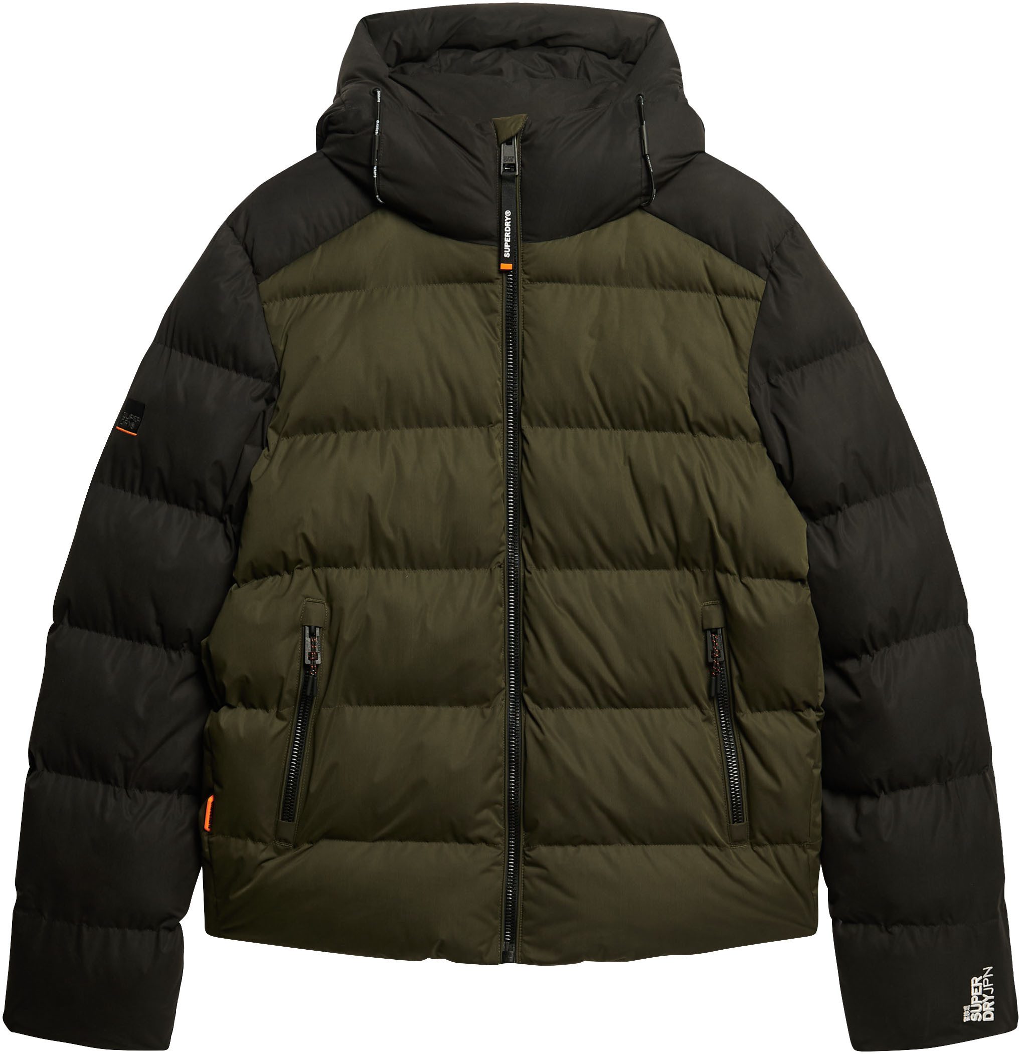 Superdry Gewatteerde jas HOOD COLOUR BLOCK SPORT PUFFER