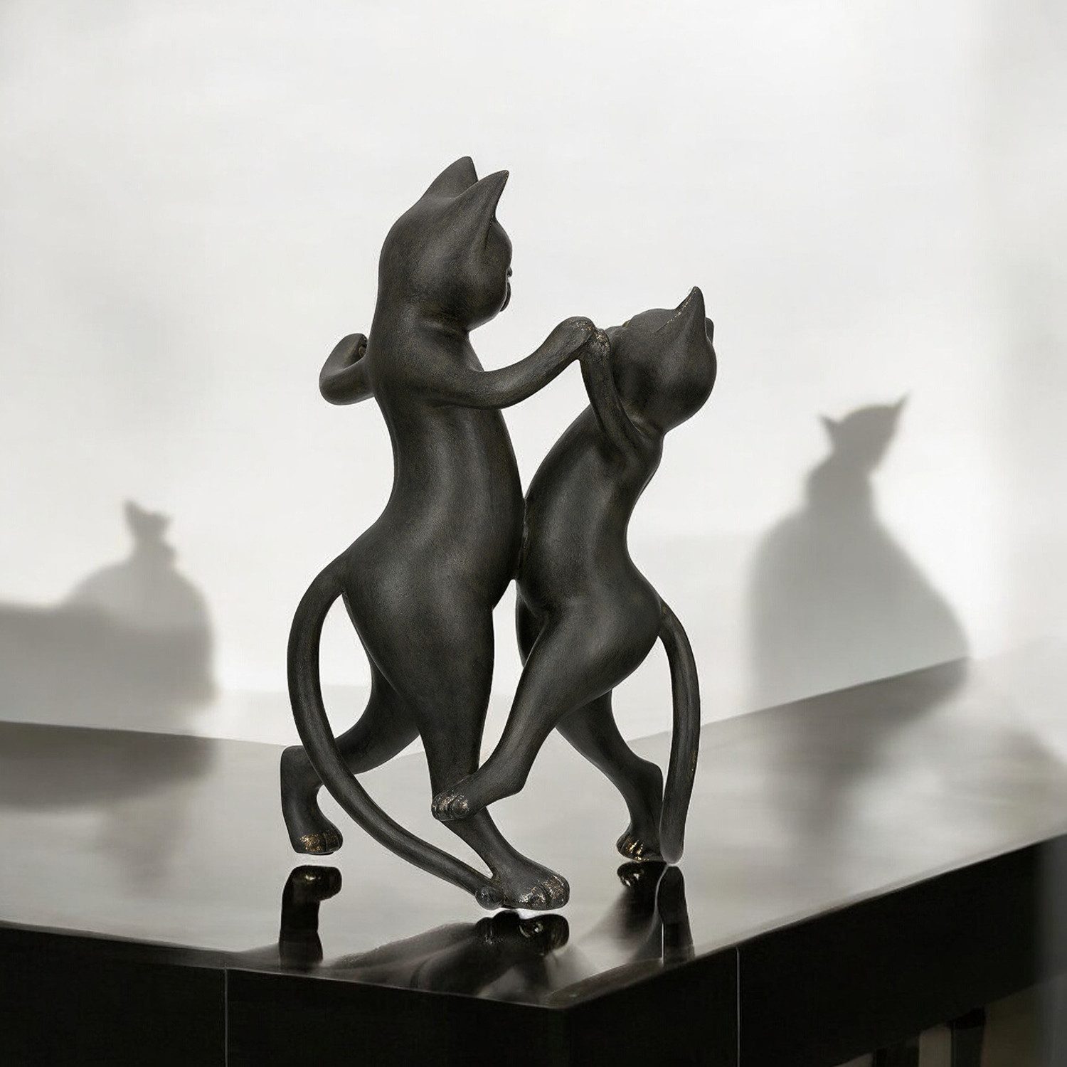 GILDE Dierfiguur Kat Gatto-Duo, zwart (1 stuk)