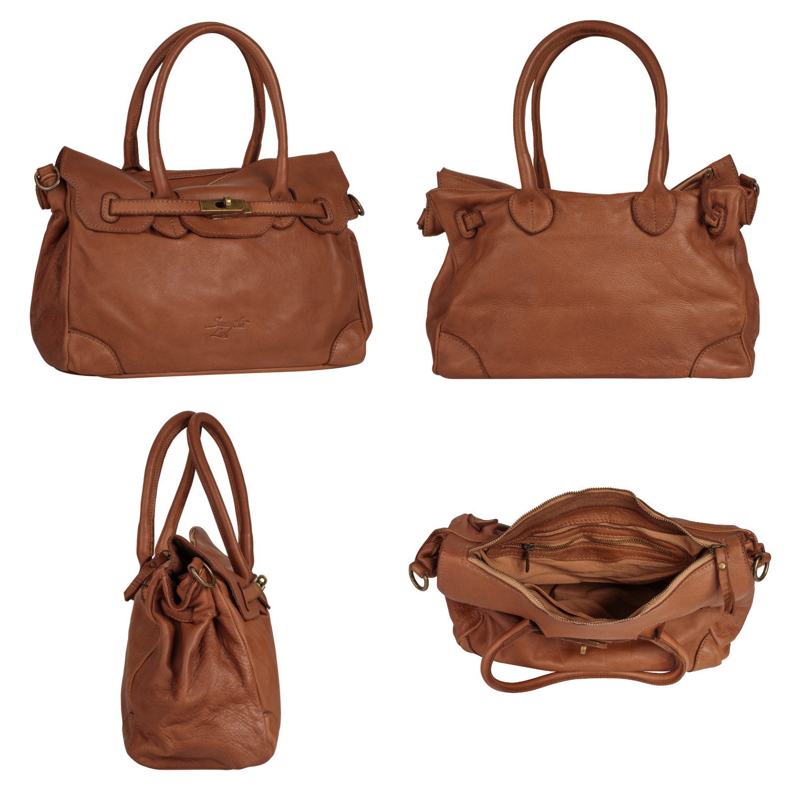 Samantha Look Shopper echt leer, made in italy