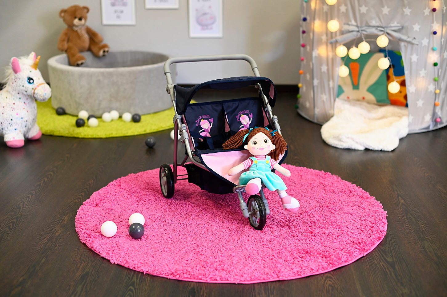 Knorrtoys® Poppen-duobuggy Duo - princess blue