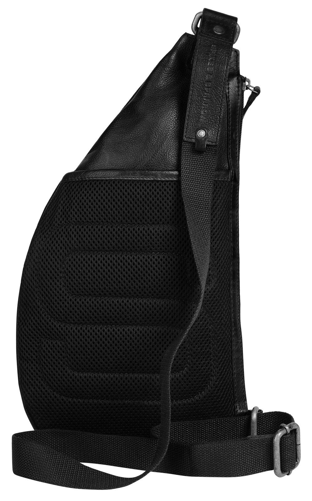 Spikes & Sparrow Schoudertas echt leder