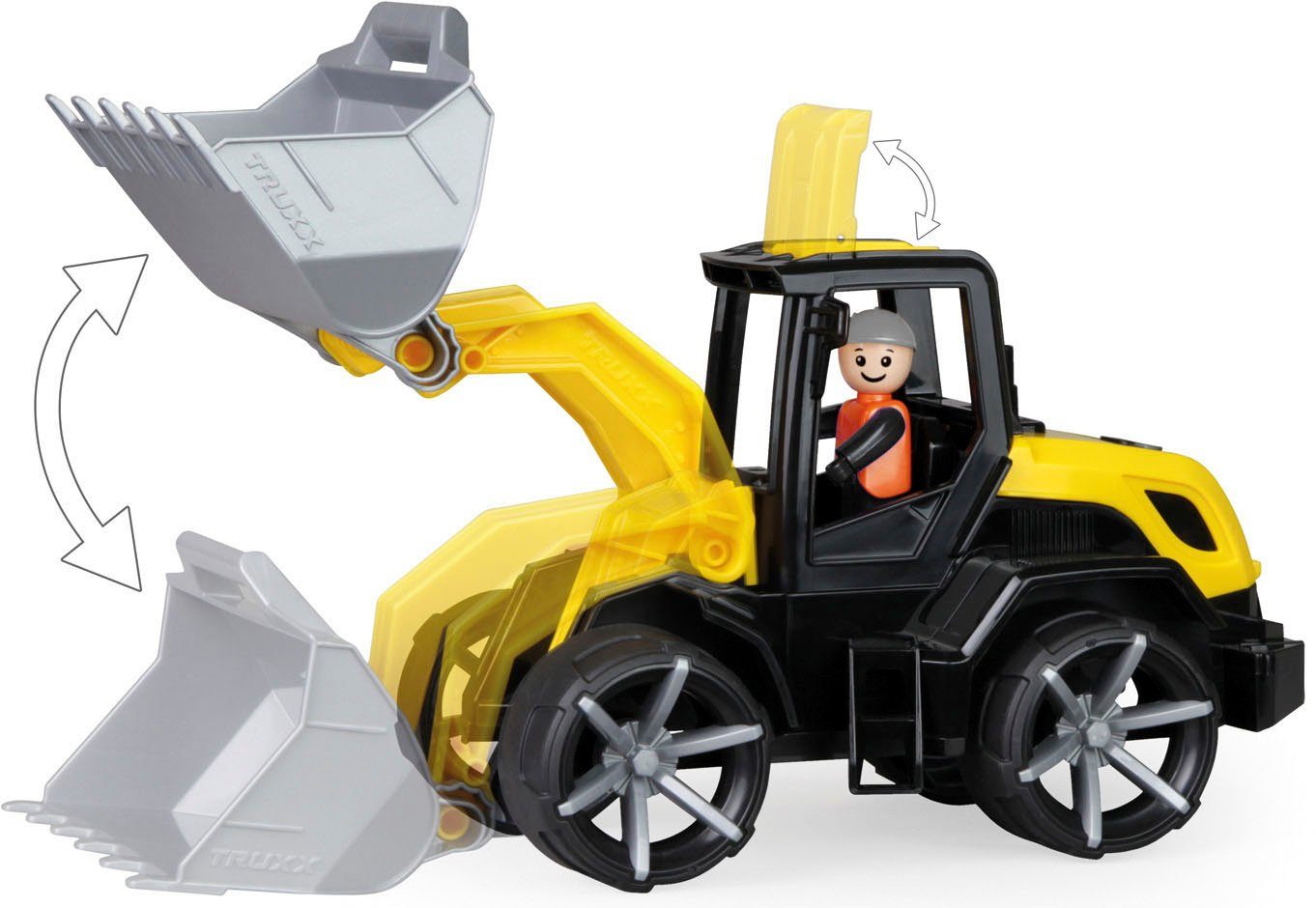 Lena® Speelgoed-shovel TRUXX² laadschop inclusief speelfiguur, made in europe