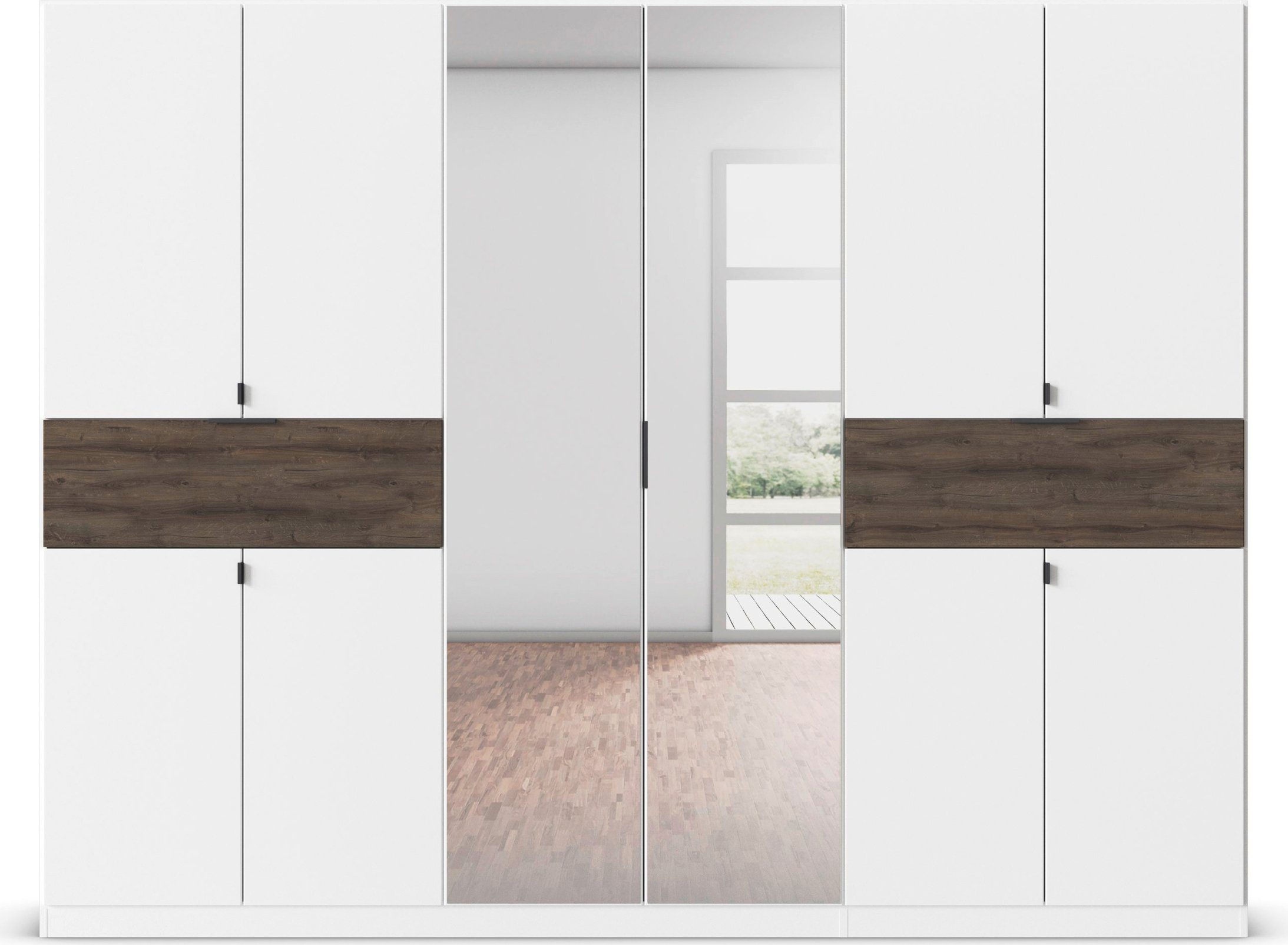 rauch Draaideurkast Kledingkast kast garderobe waskast TICAO met 2 ruime lades, veel opbergruimte made in germany