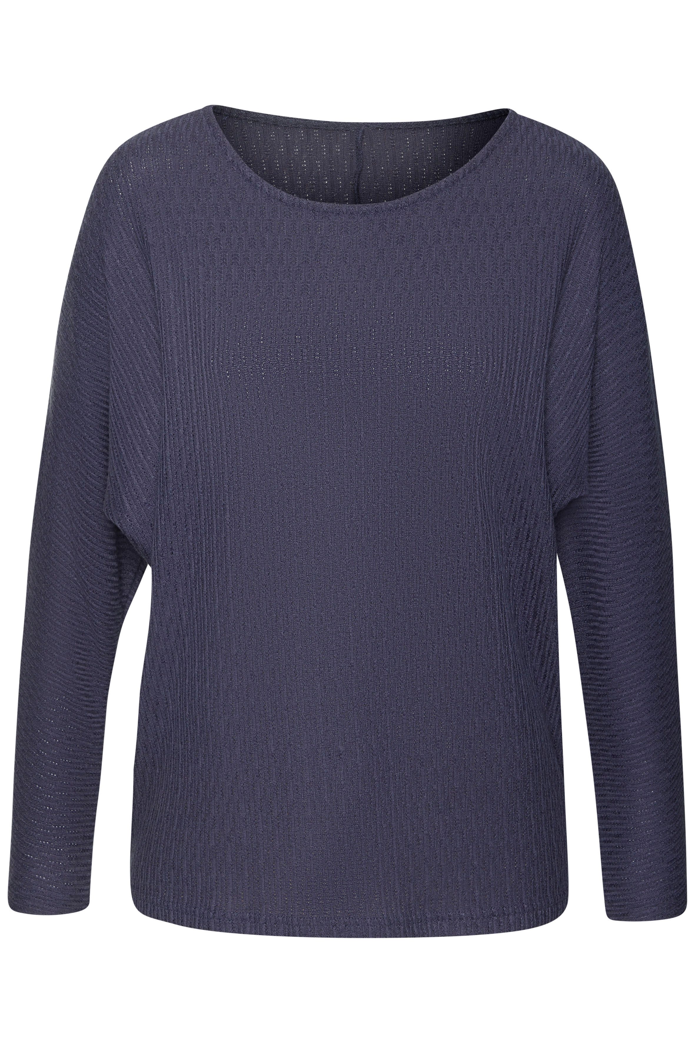 Vivance Shirt met lange mouwen In modieuze structuur-look van onderhoudsvriendelijke breikwaliteit met viscose (Set van 2)