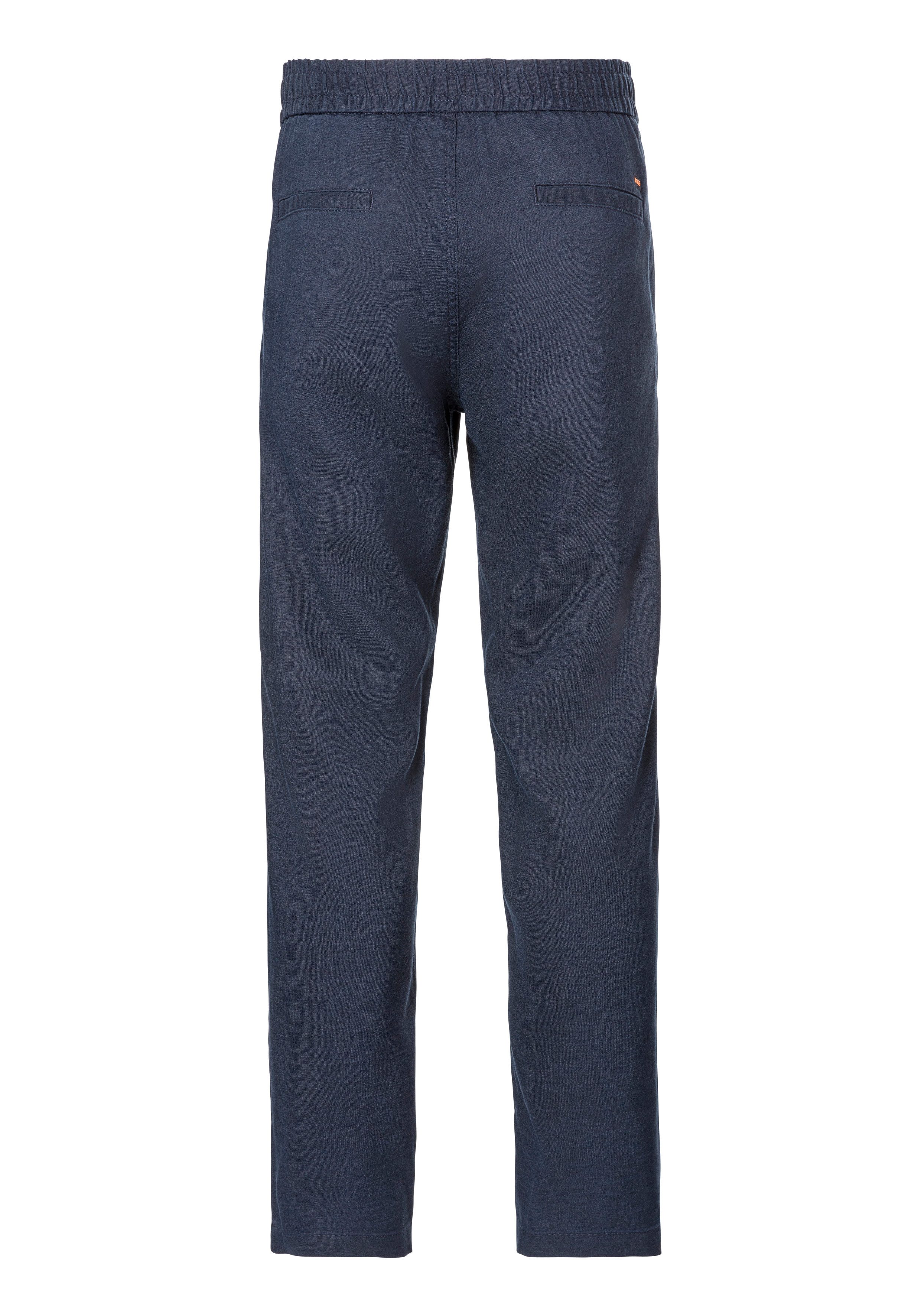Boss Orange Geweven broek Sanderson-L met boss-opdruk