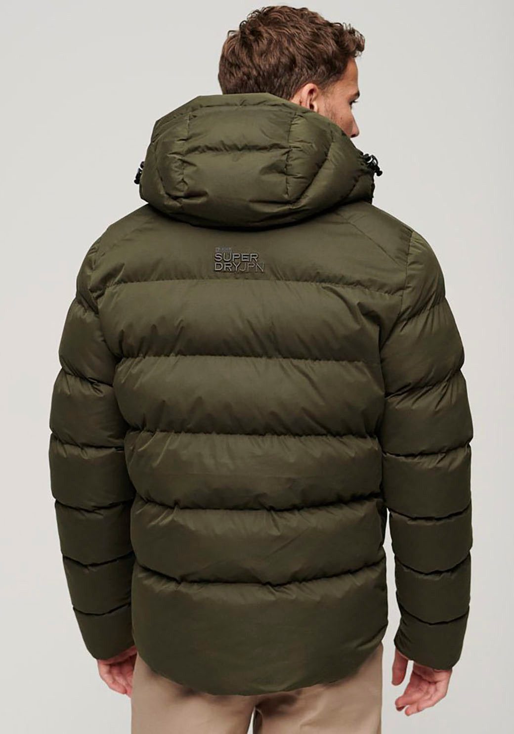 Superdry Gewatteerde jas HOODED MICROFIBRE SPORT PUFFER