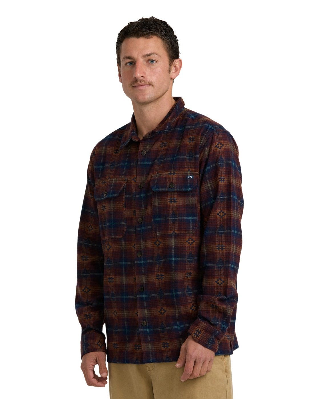 Billabong Overhemd met lange mouwen Offshore Jacquard Flannel
