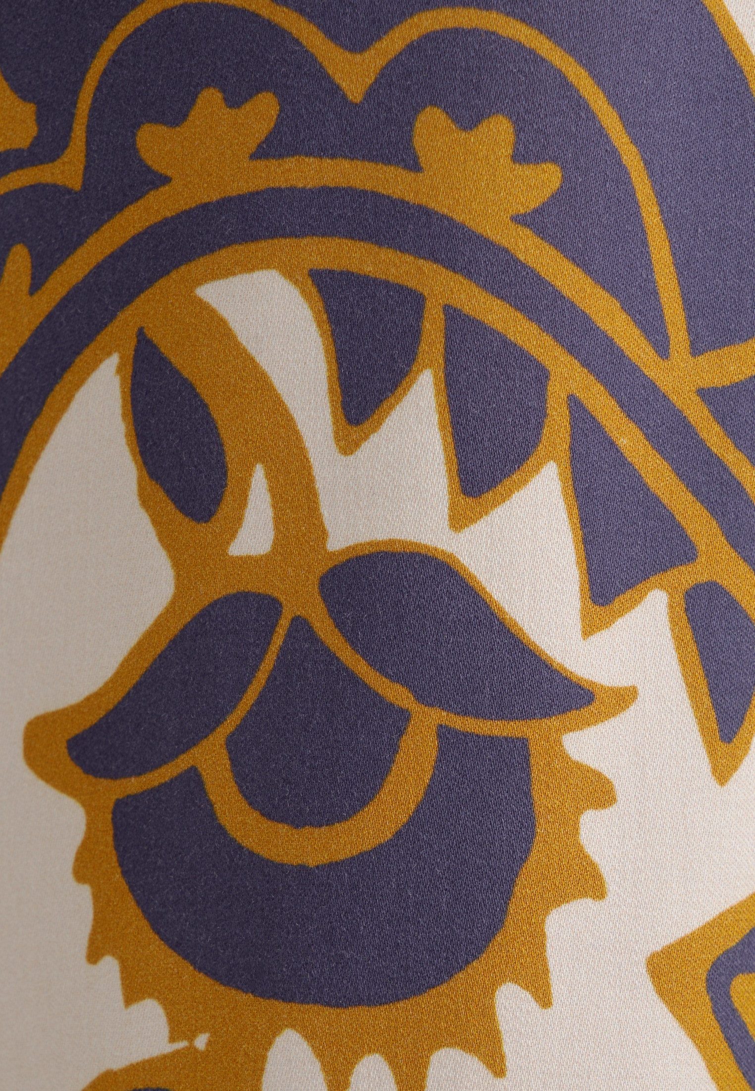 seidensticker Zomerjurk Zwarte roos 3/4-mouw v-hals paisley