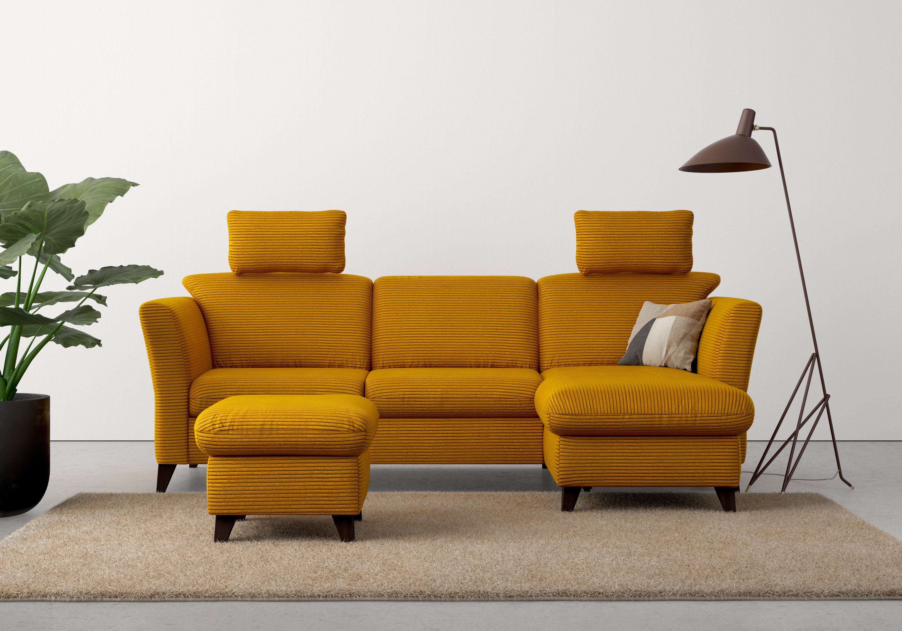 Home affaire Hocker Trelleborg Cord-bekleding, met opbergvak, inclusief binnenveringsinterieur